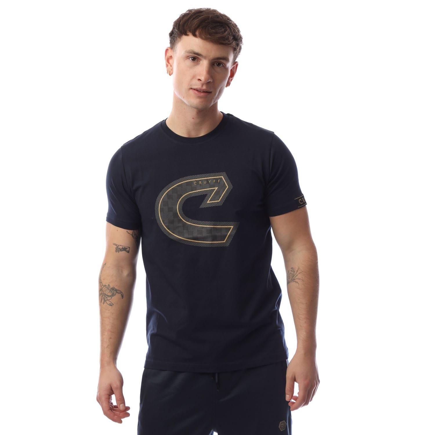 Blue - Cruyff - Fuzeknit Lasercut T-Shirt - 5