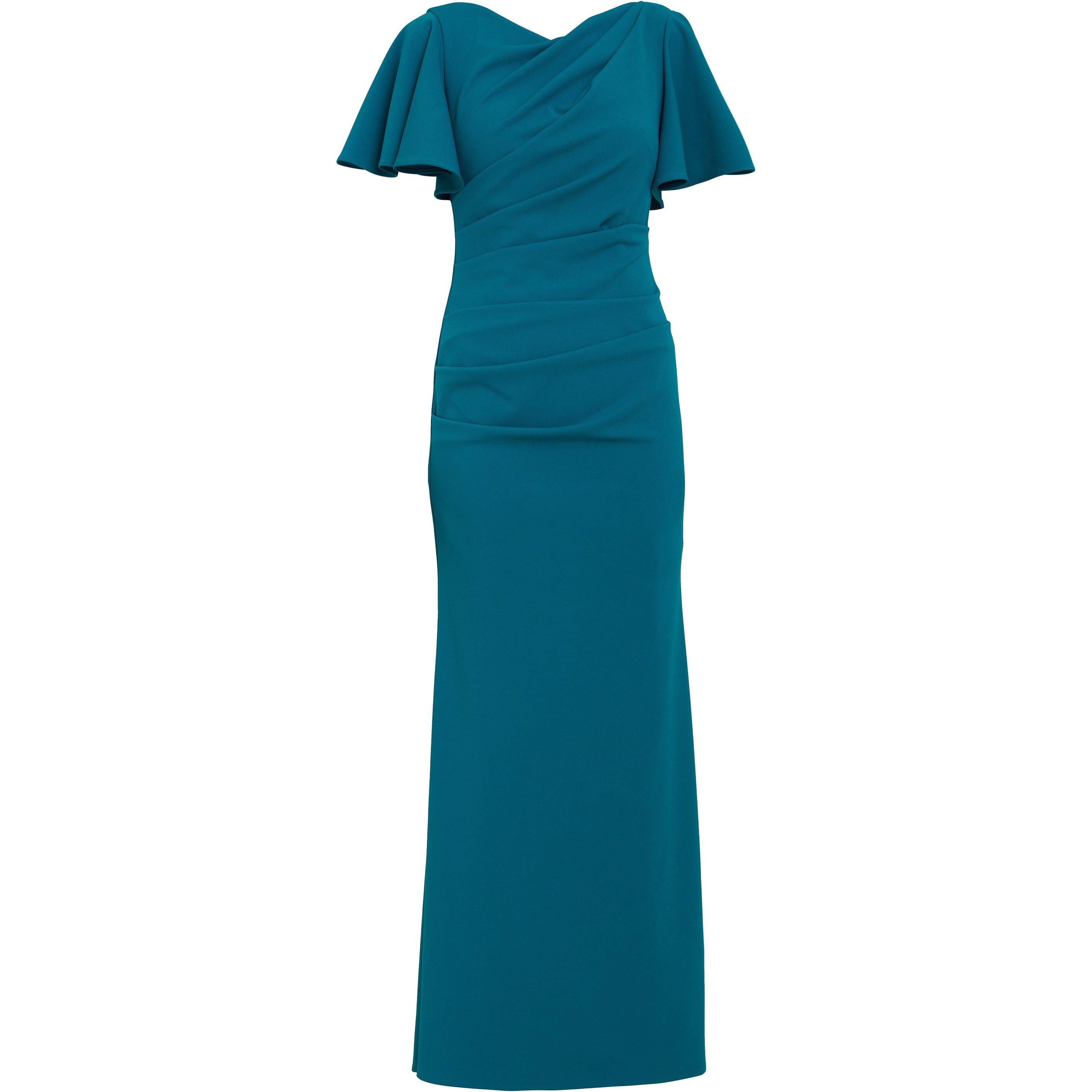 Green - Gina Bacconi - Women's Portia Crepe Maxi Dress - 4