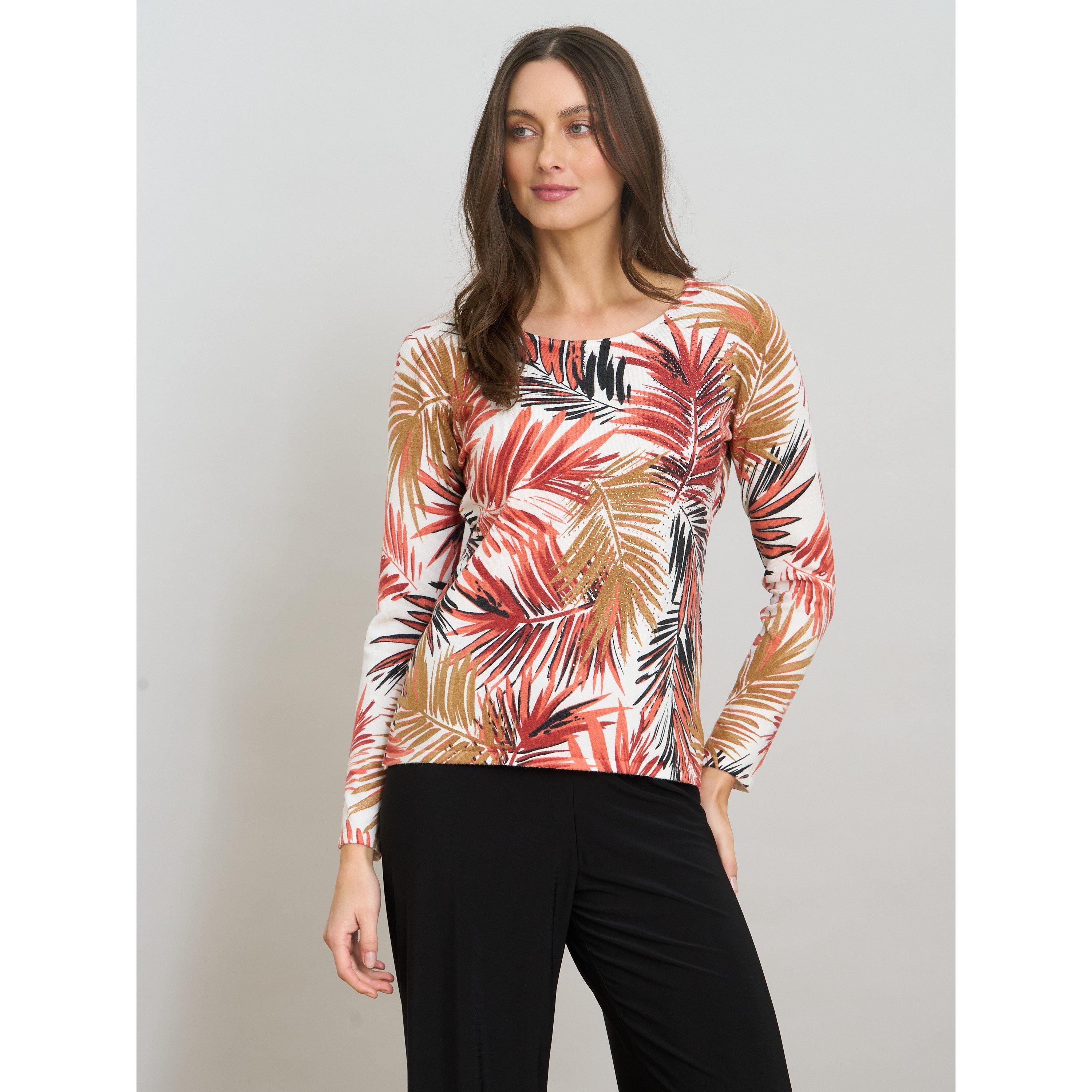 Rust - Gina Bacconi - Nanette Printed Jumper - 4