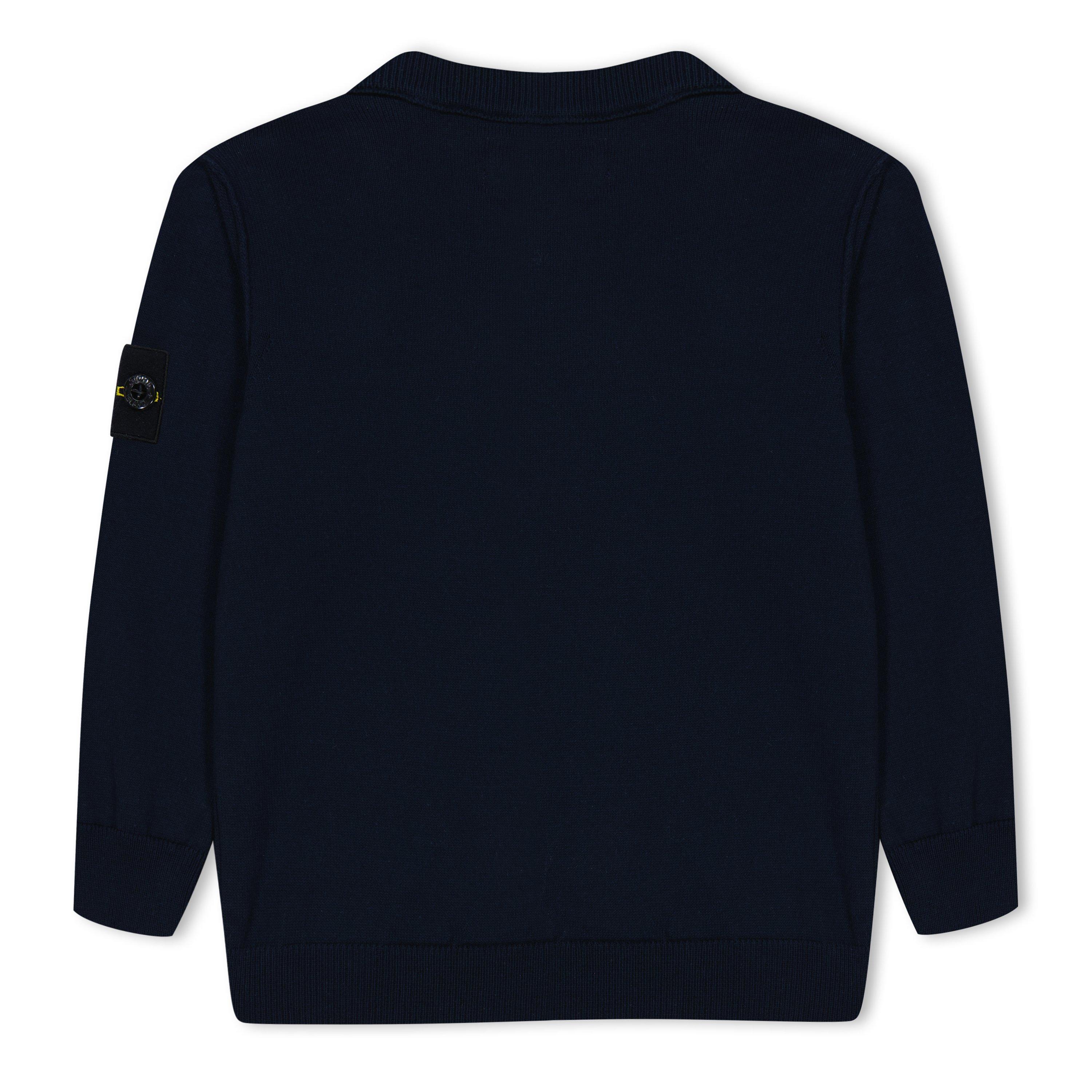 Navy V0020 - Stone Island - Junior Crewneck Knitwear - 2