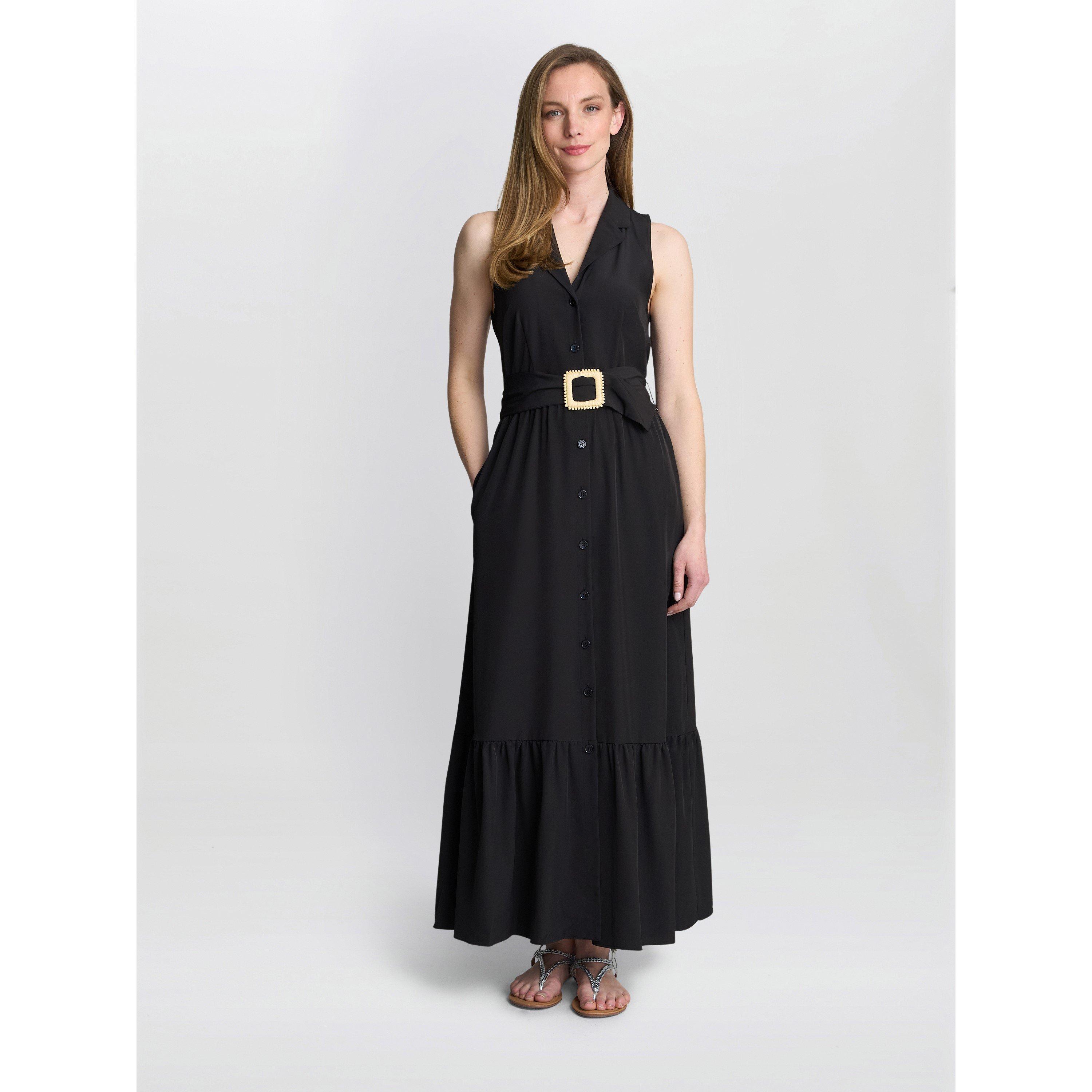 Gina Bacconi Women's Jamie Shirt Dress - Black - S