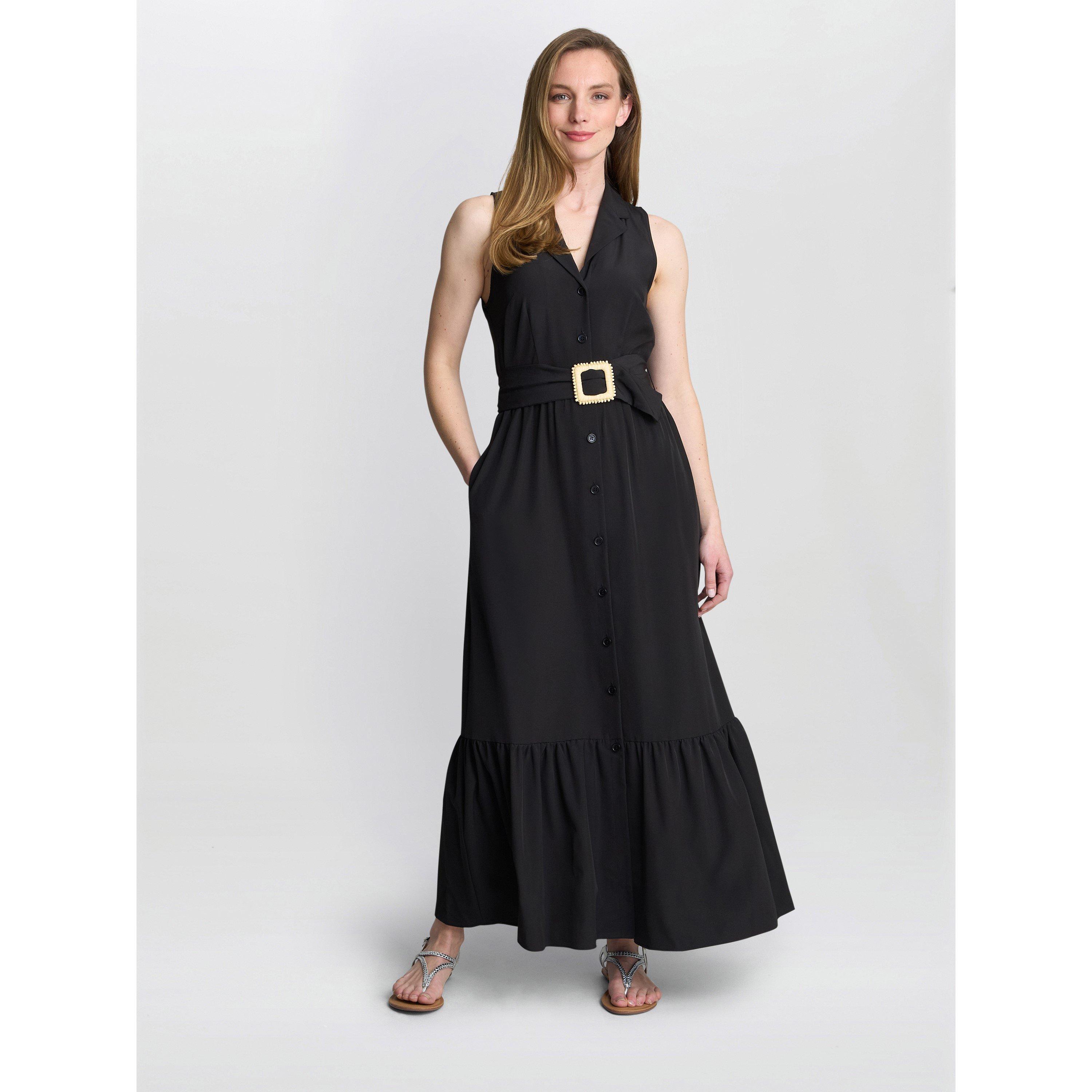 Black - Gina Bacconi - Women's Jamie Shirt Dress - 3
