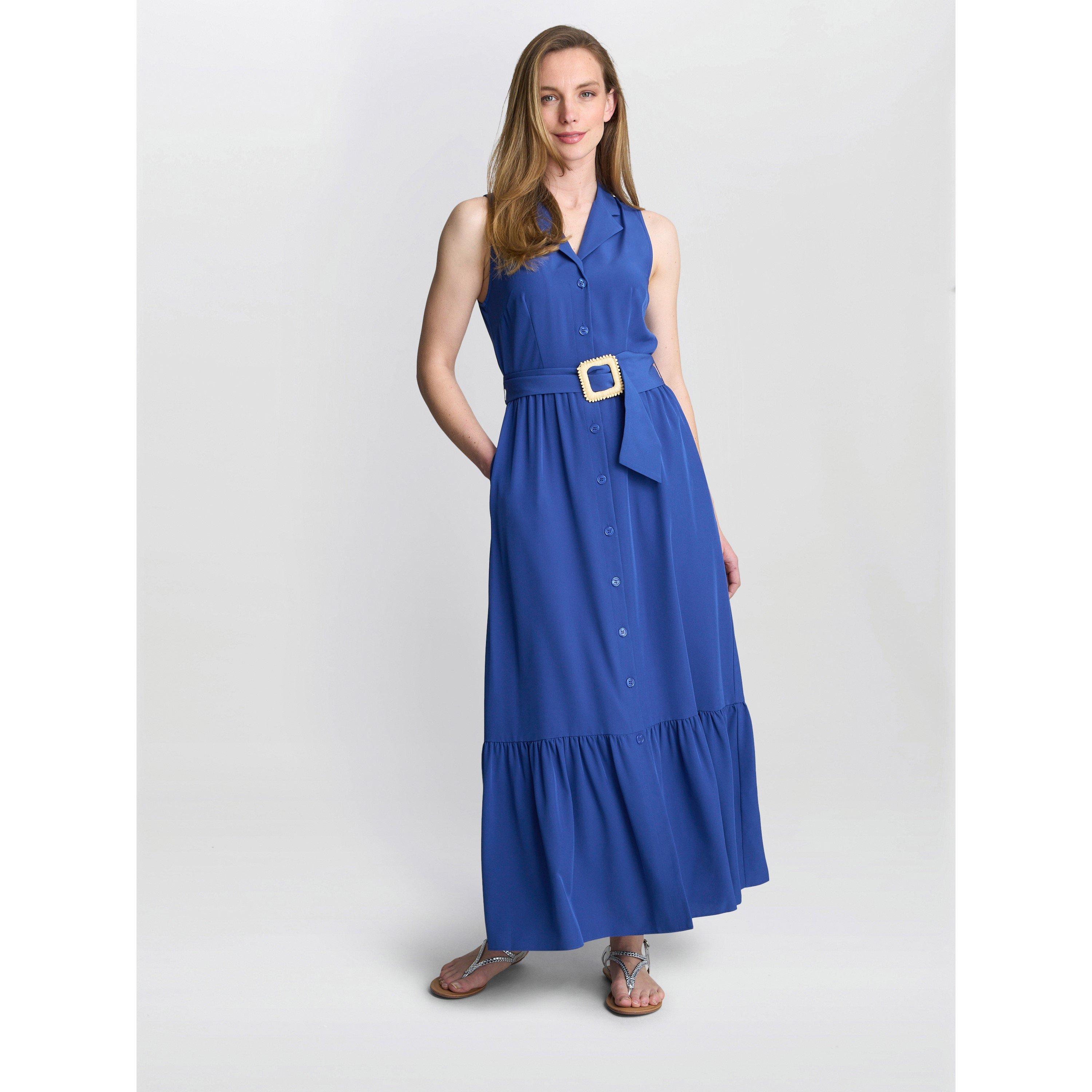 Blue - Gina Bacconi - Women's Jamie Shirt Dress - 3