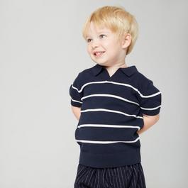 Studio Younger Boys Stripe Knitted Polo