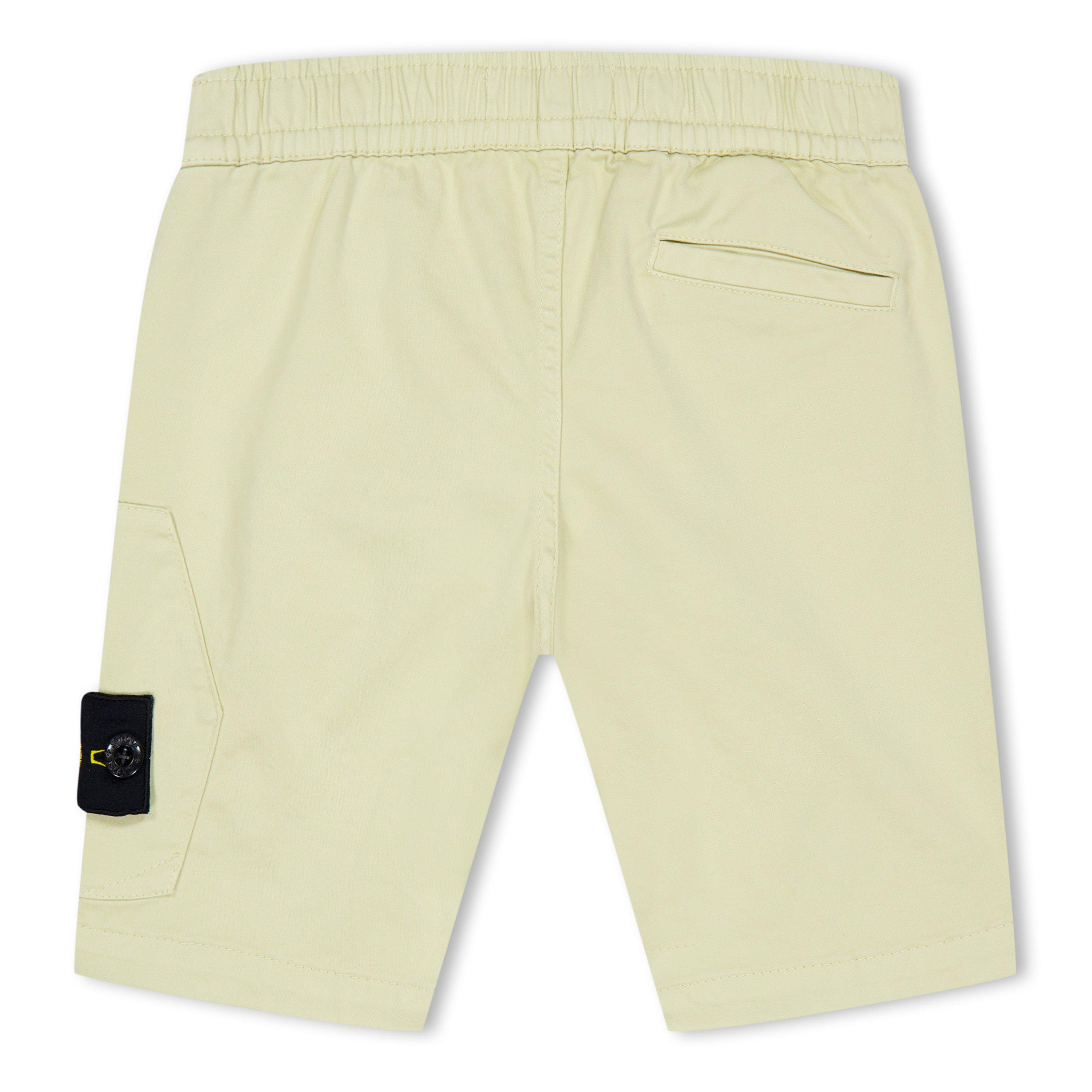 Nat Beige V0091 - Stone Island - Bermuda Shorts Cotton Ripstop - 2