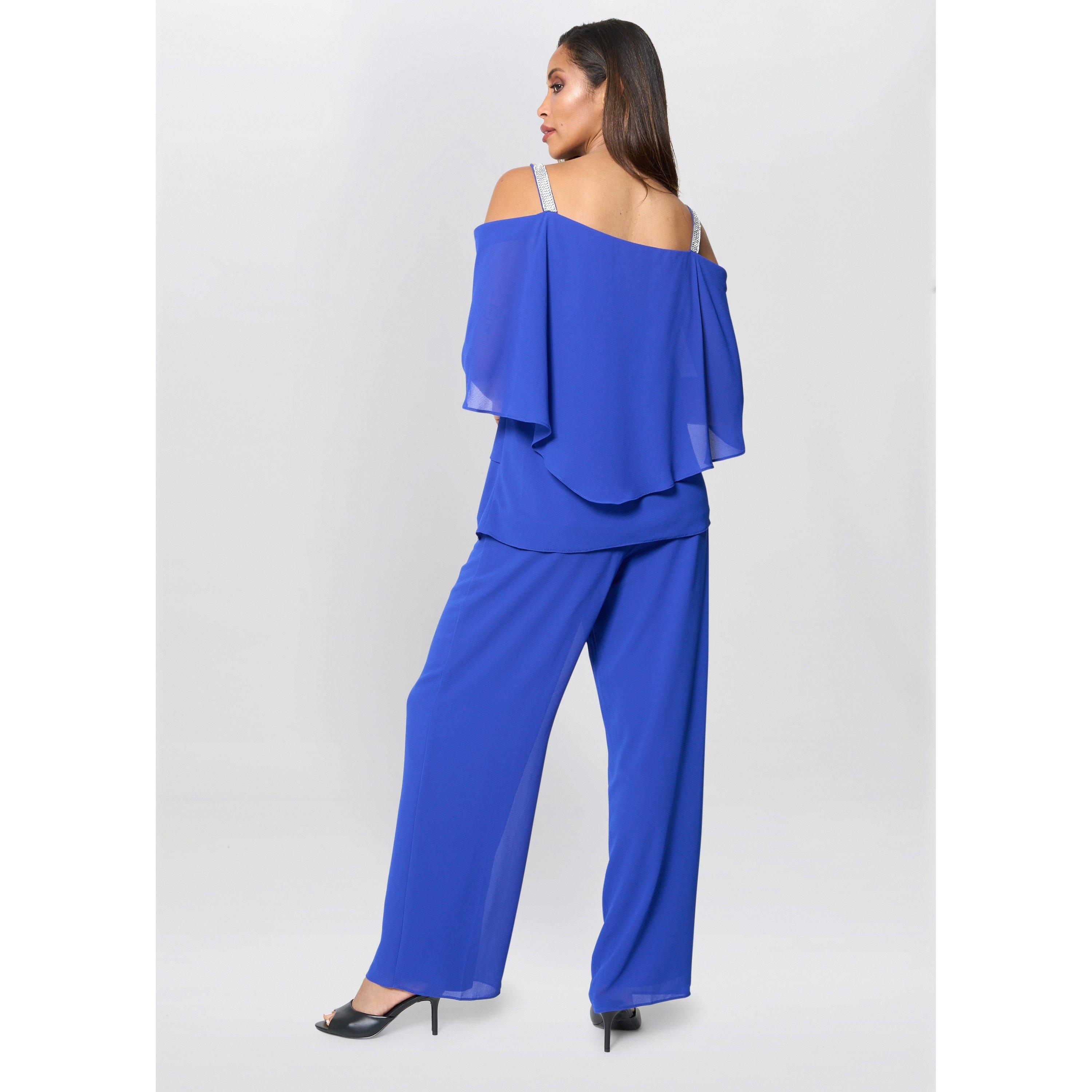 Royal - Gina Bacconi - Darla Frill Top Trouser Set - 3