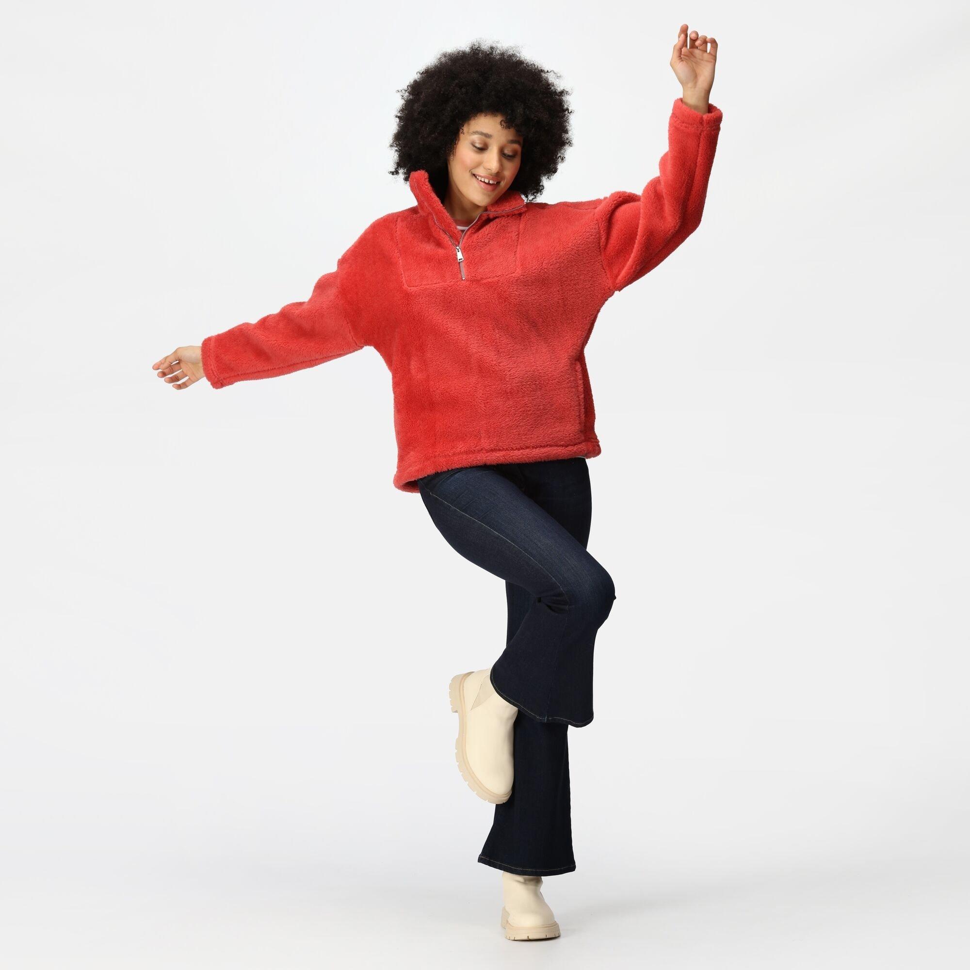 Mineral Red - Regatta - Zeeke Fluffy Fleece - 3