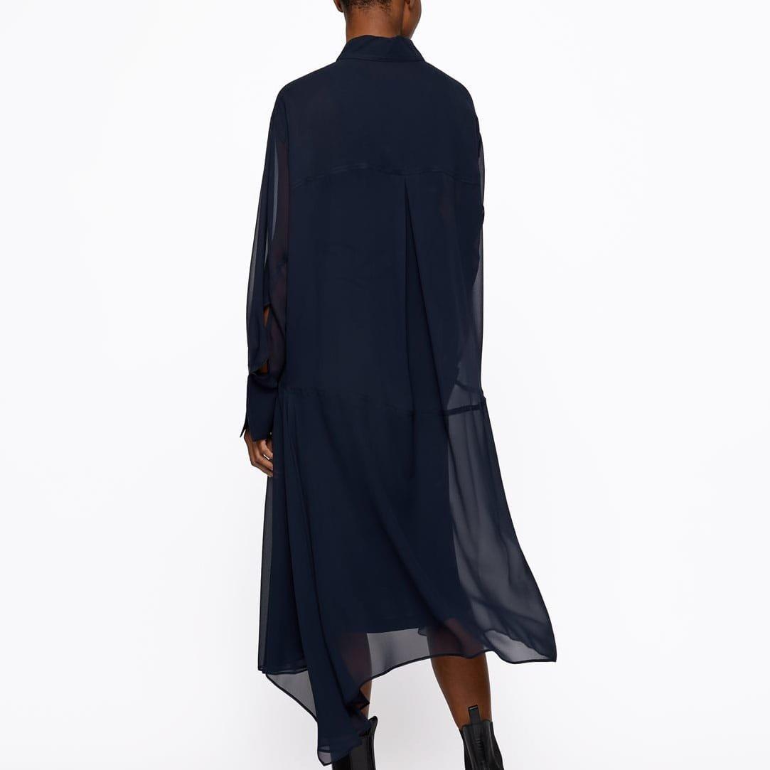 Navy - Boss - Dalvara Dress - 3