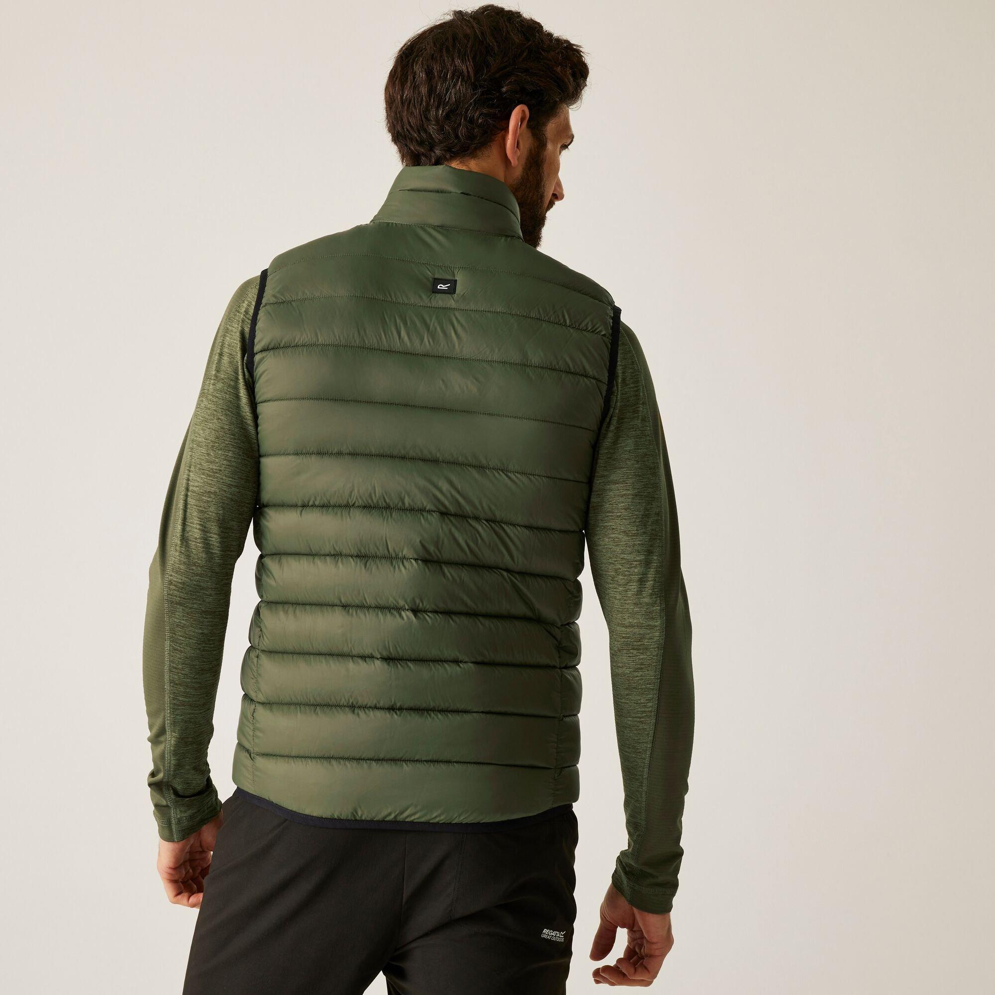 Olive Green - Regatta - Mens Marizion Insulated Bodywarmer - 2