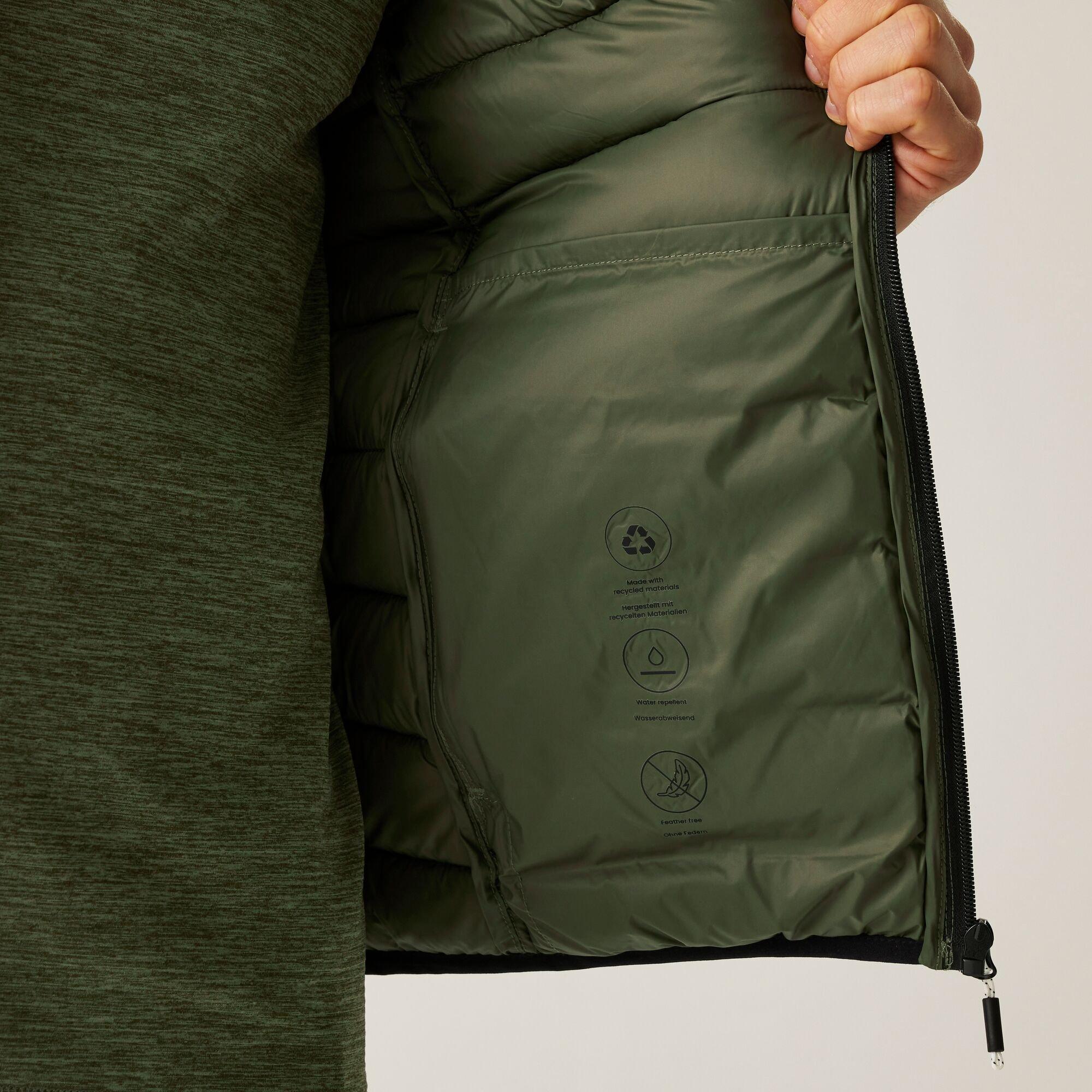 Olive Green - Regatta - Mens Marizion Insulated Bodywarmer - 4