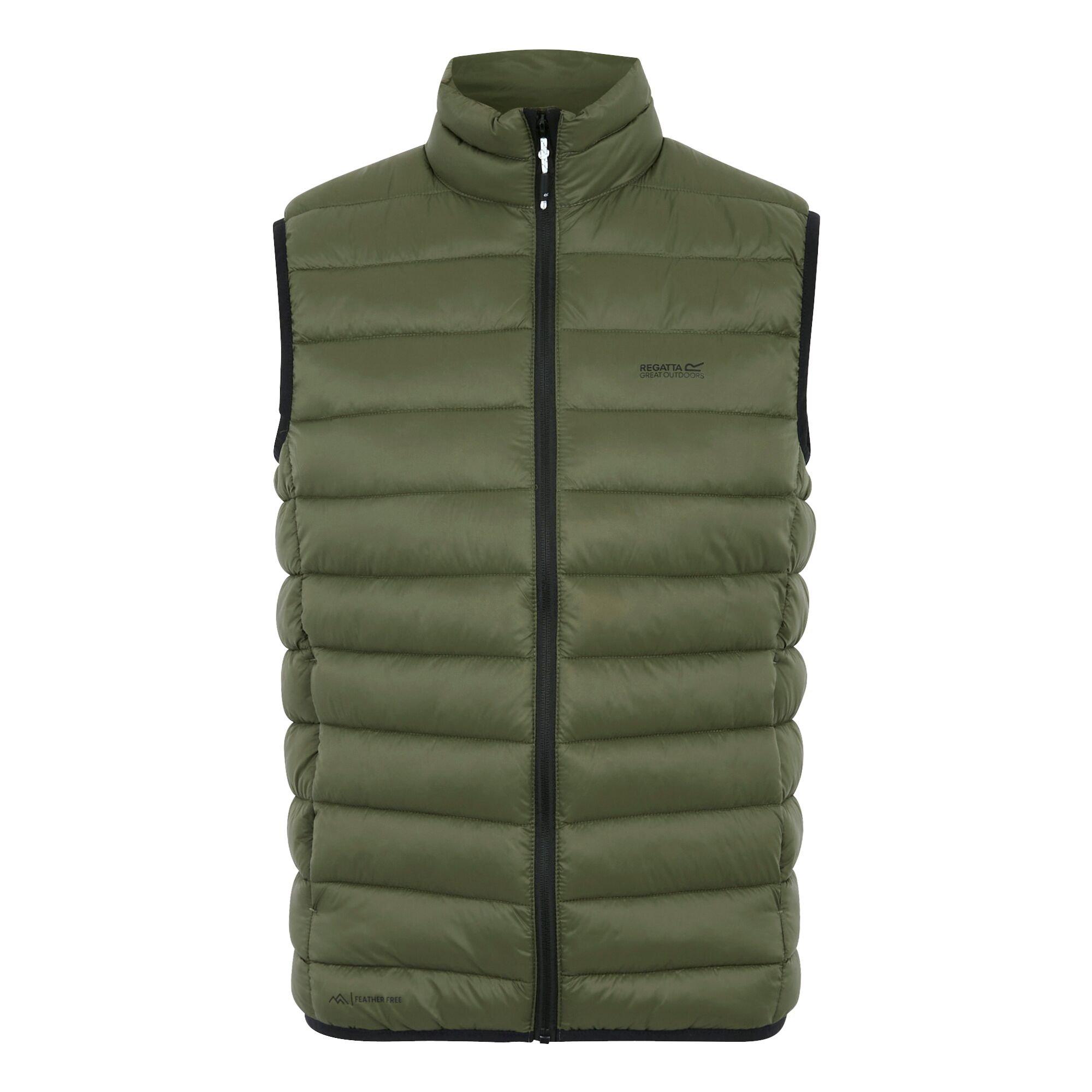 Olive Green - Regatta - Mens Marizion Insulated Bodywarmer - 5