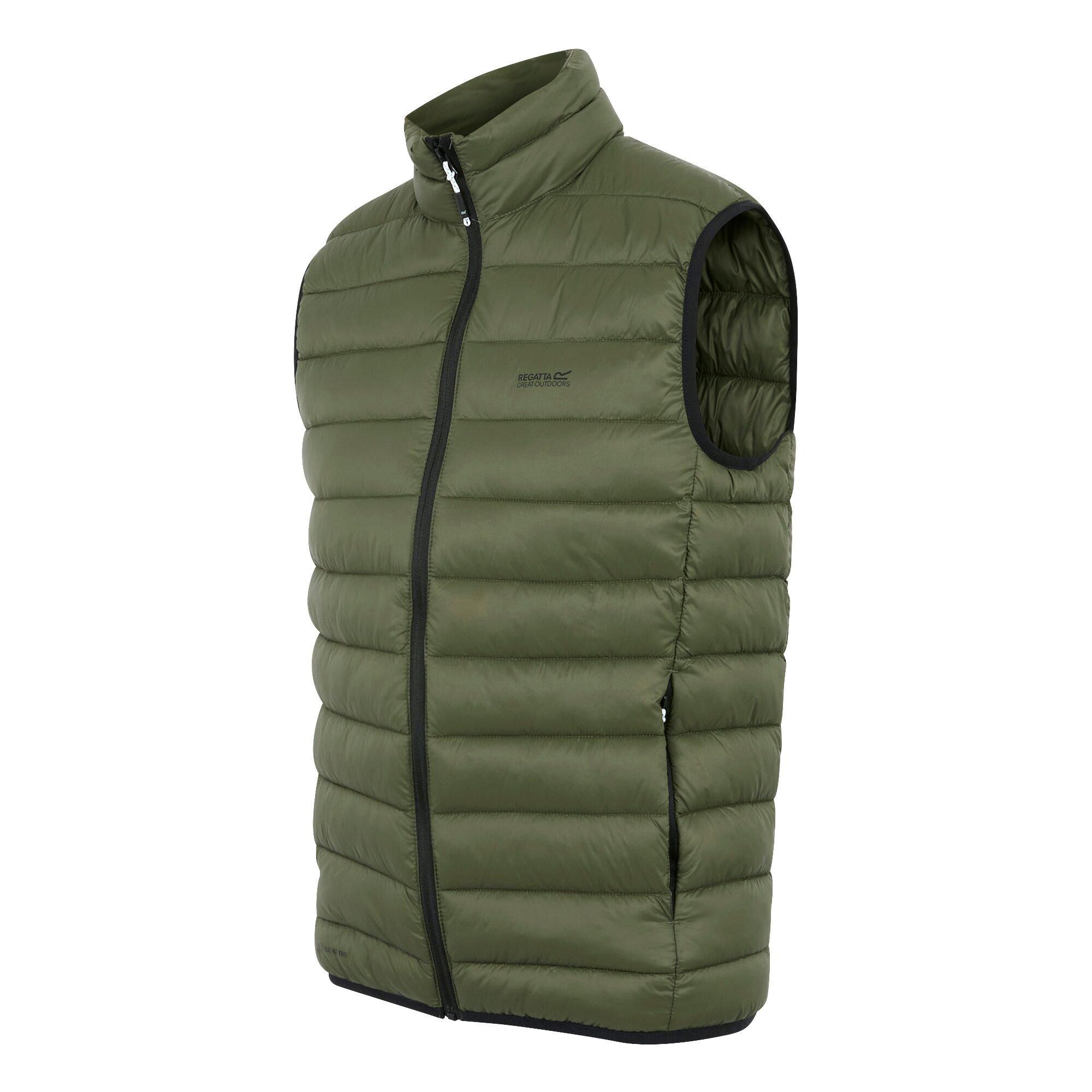 Olive Green - Regatta - Mens Marizion Insulated Bodywarmer - 7