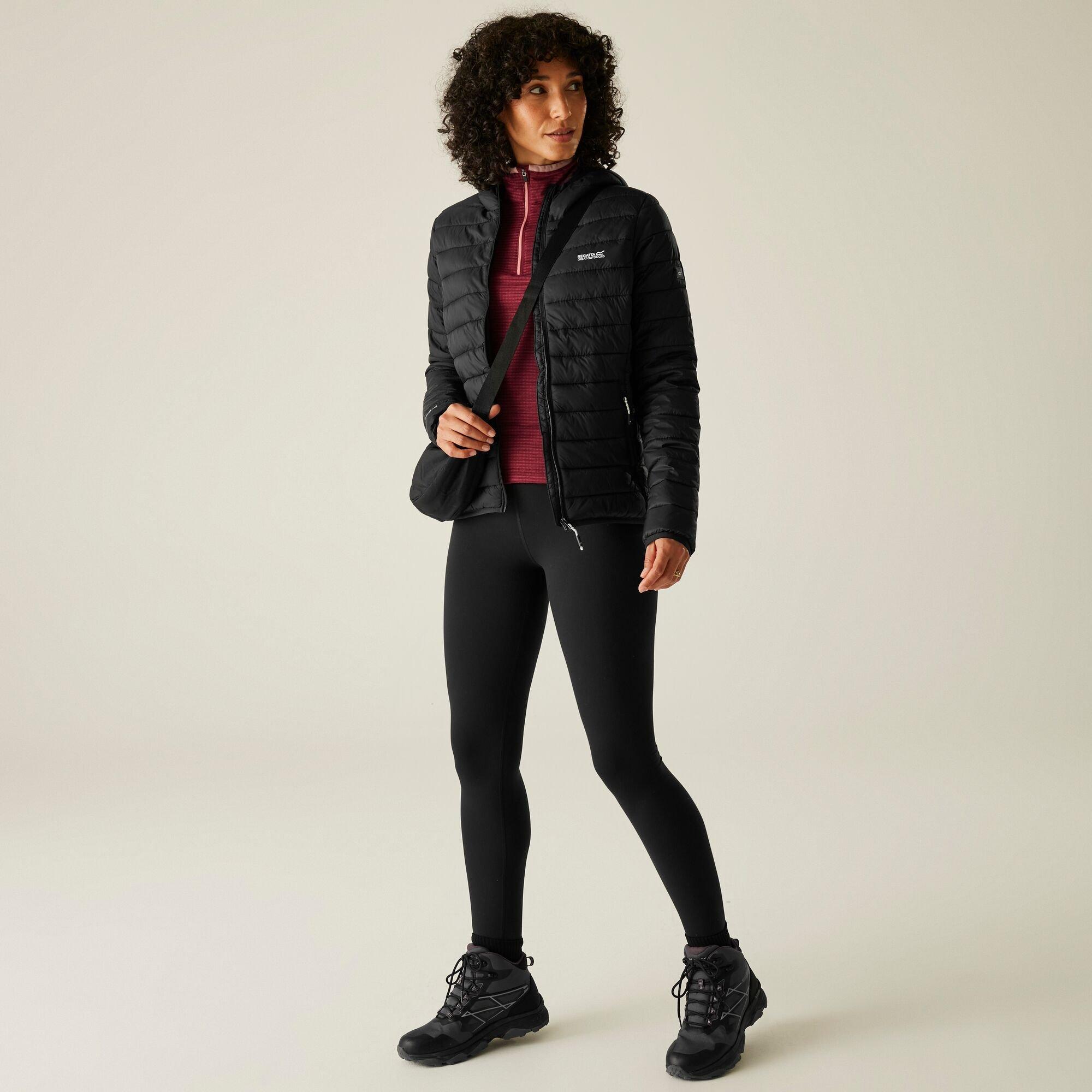 Black - Regatta - Women's Marizion Water Resistant Long Sleeve Quilted Jacket - 3