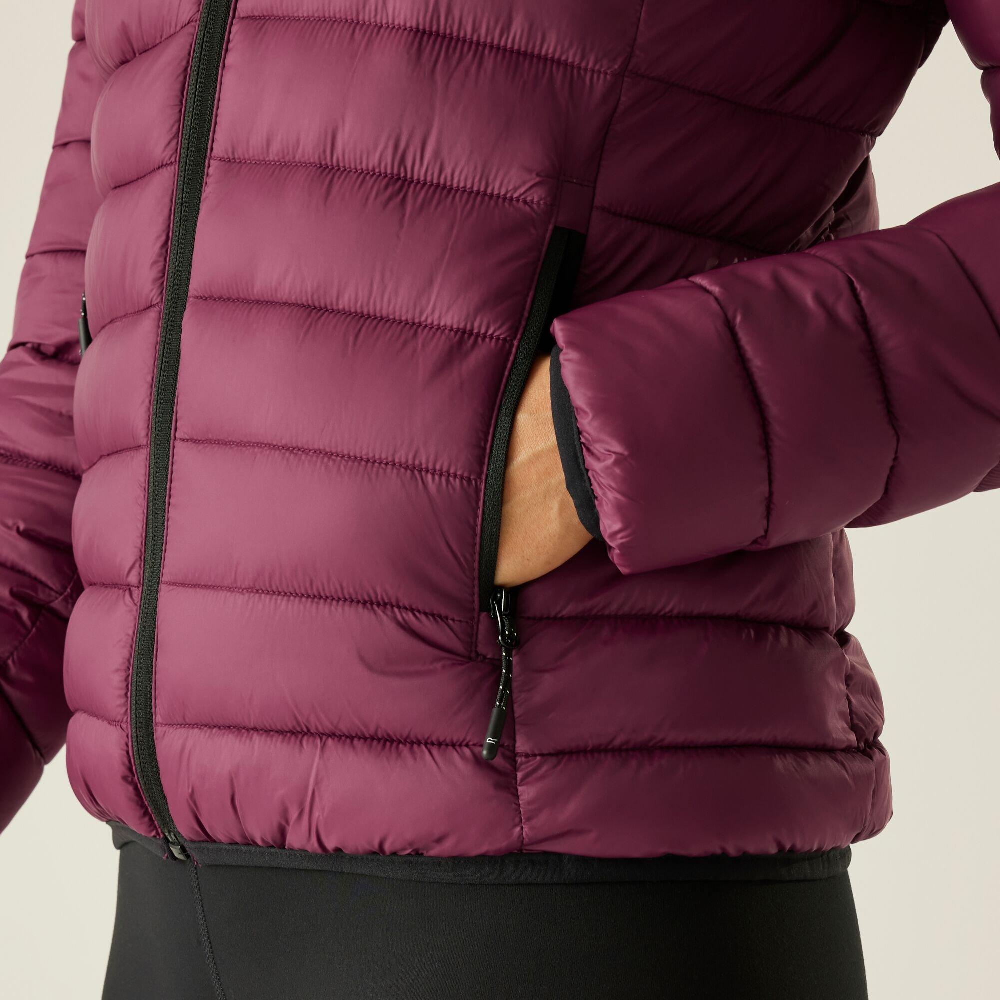 Dark Pimento - Regatta - Women's Marizion Water Resistant Long Sleeve Quilted Jacket - 4