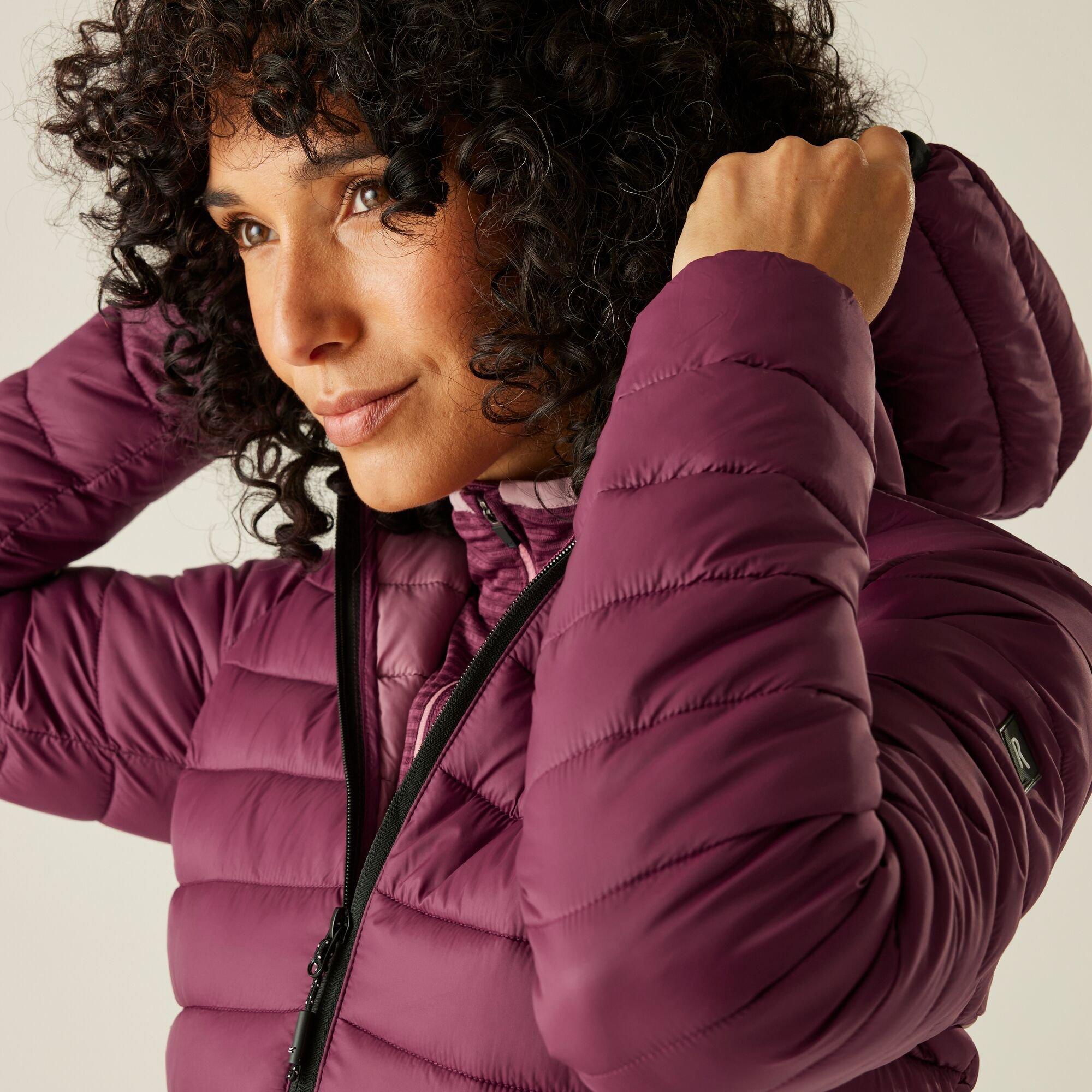 Dark Pimento - Regatta - Women's Marizion Water Resistant Long Sleeve Quilted Jacket - 5