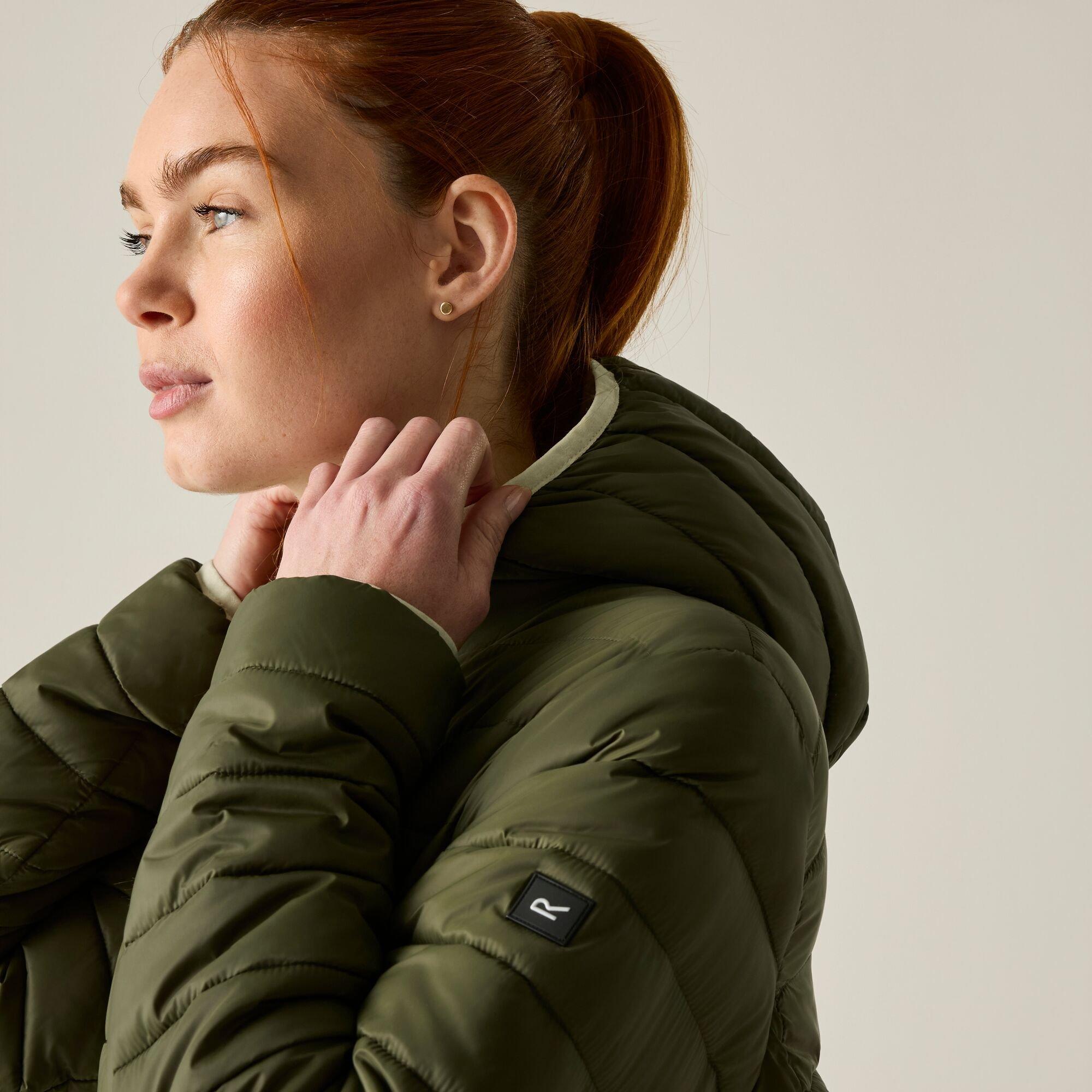 Olive Night(Lig - Regatta - Womens Marizion Hooded Insulated Jacket - 4