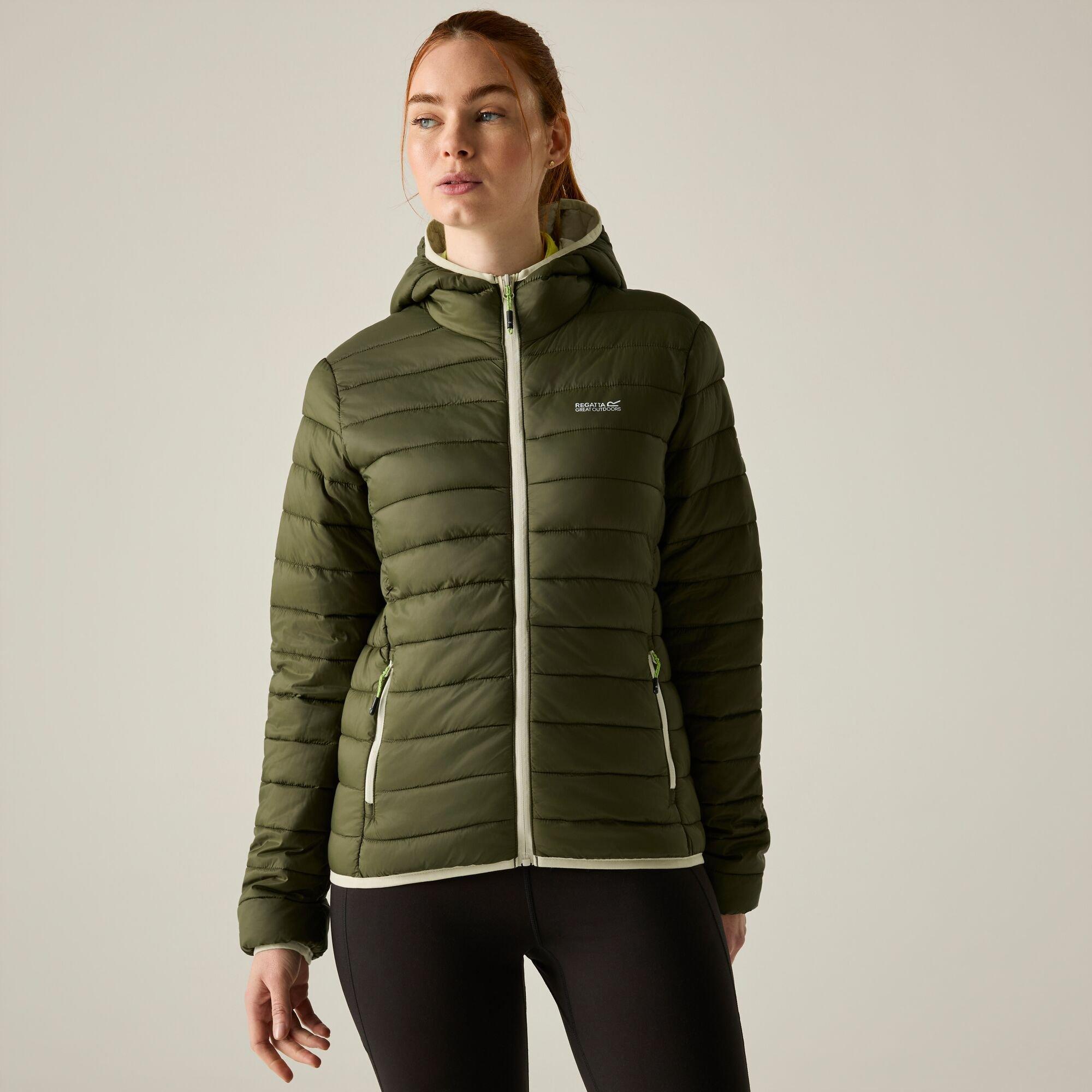 Olive Night(Lig - Regatta - Womens Marizion Hooded Insulated Jacket - 5