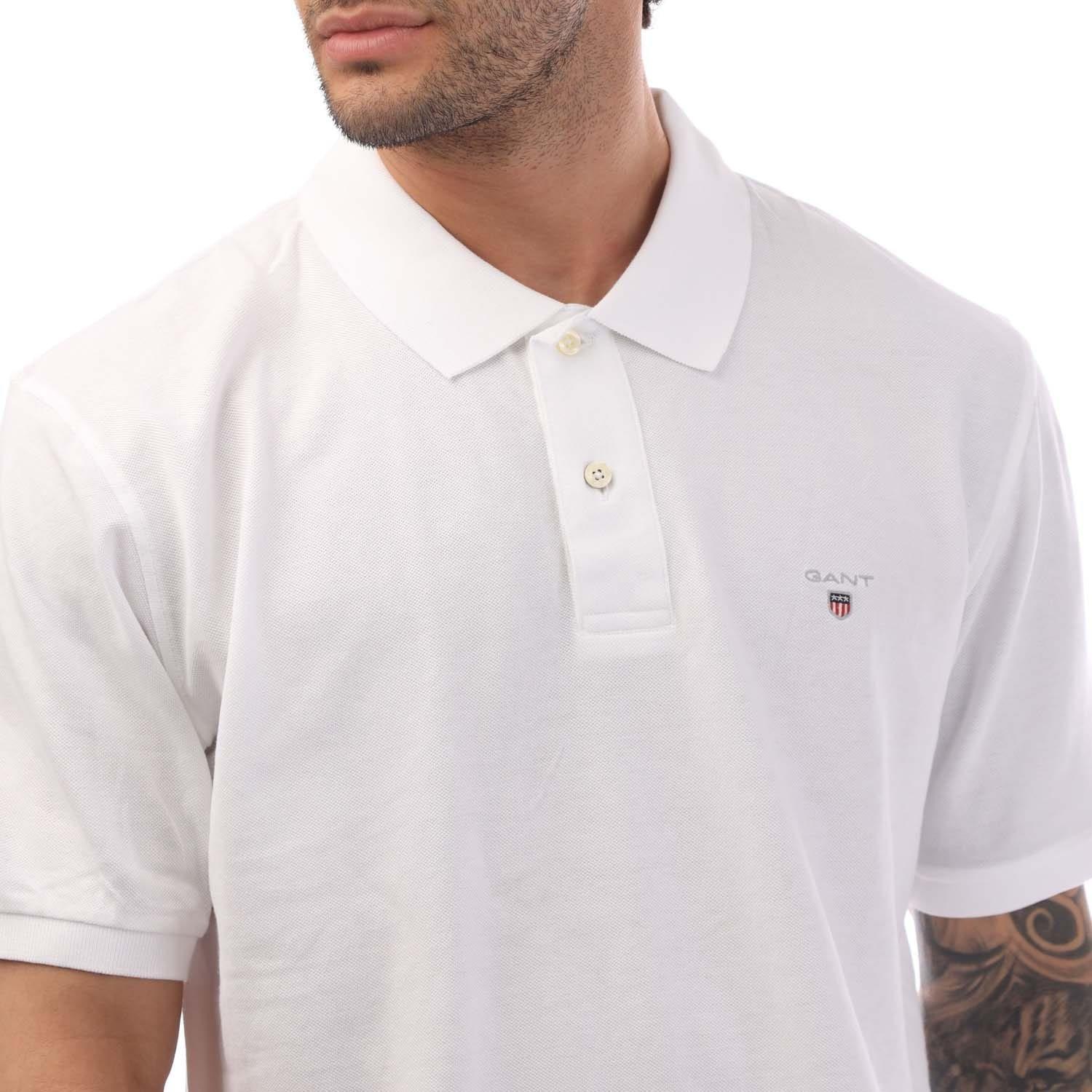 White - Gant - Piqu¿ Rugger Polo Shirt - 2
