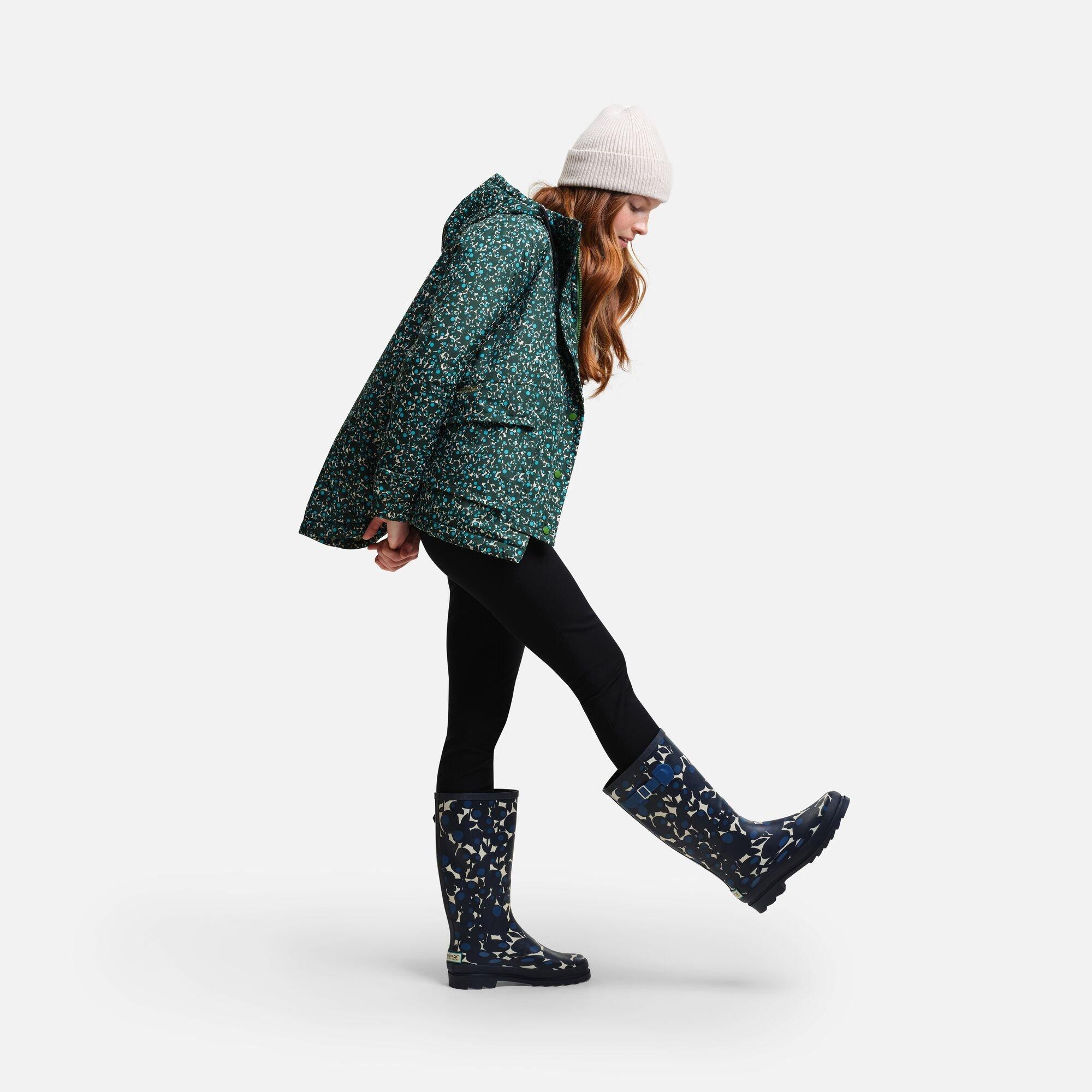 Berry Bubble Ja - Regatta - Orla Kiely Swing Waterproof Jacket - 2