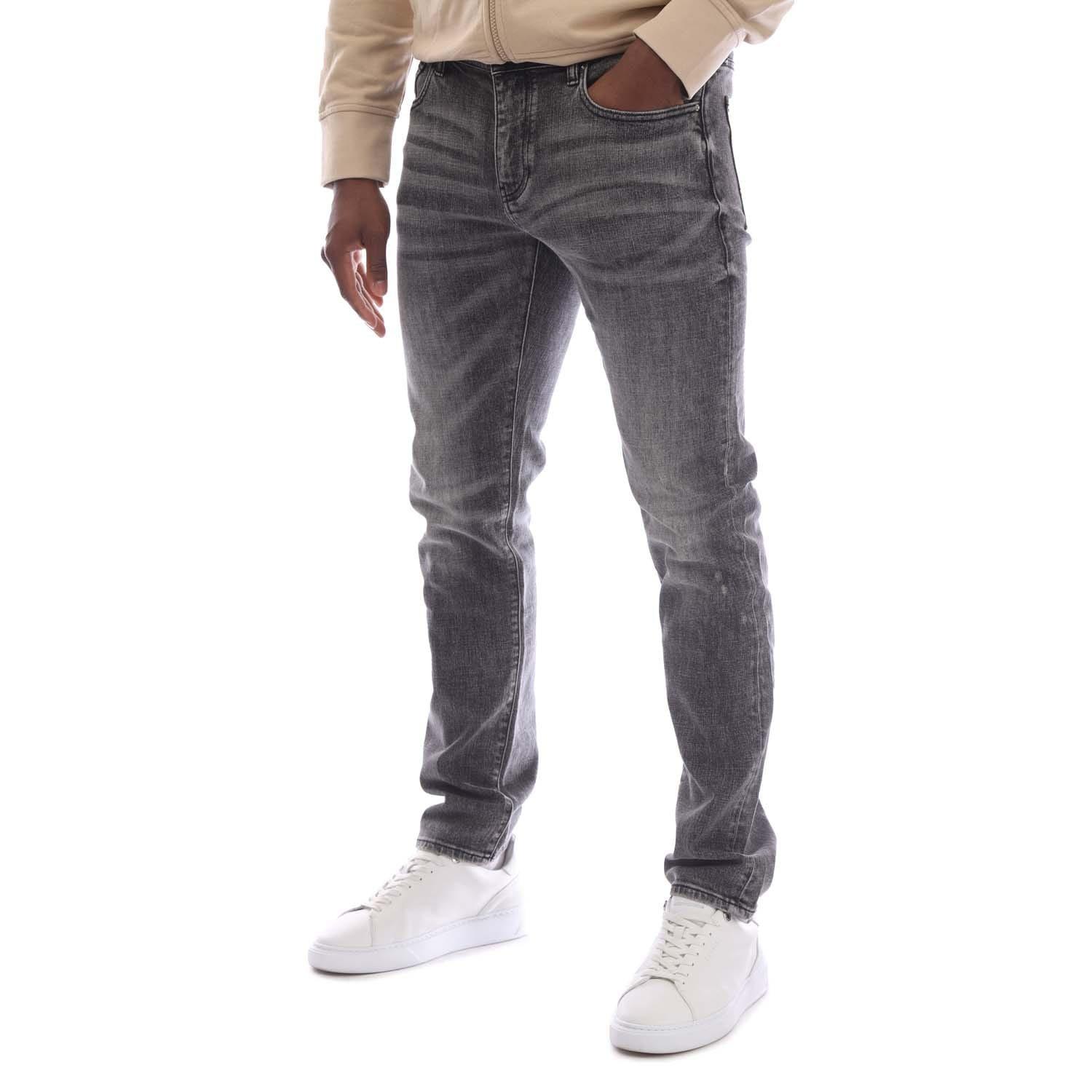 Grey - Armani Exchange - J13 Slim-Fit Jeans - 1