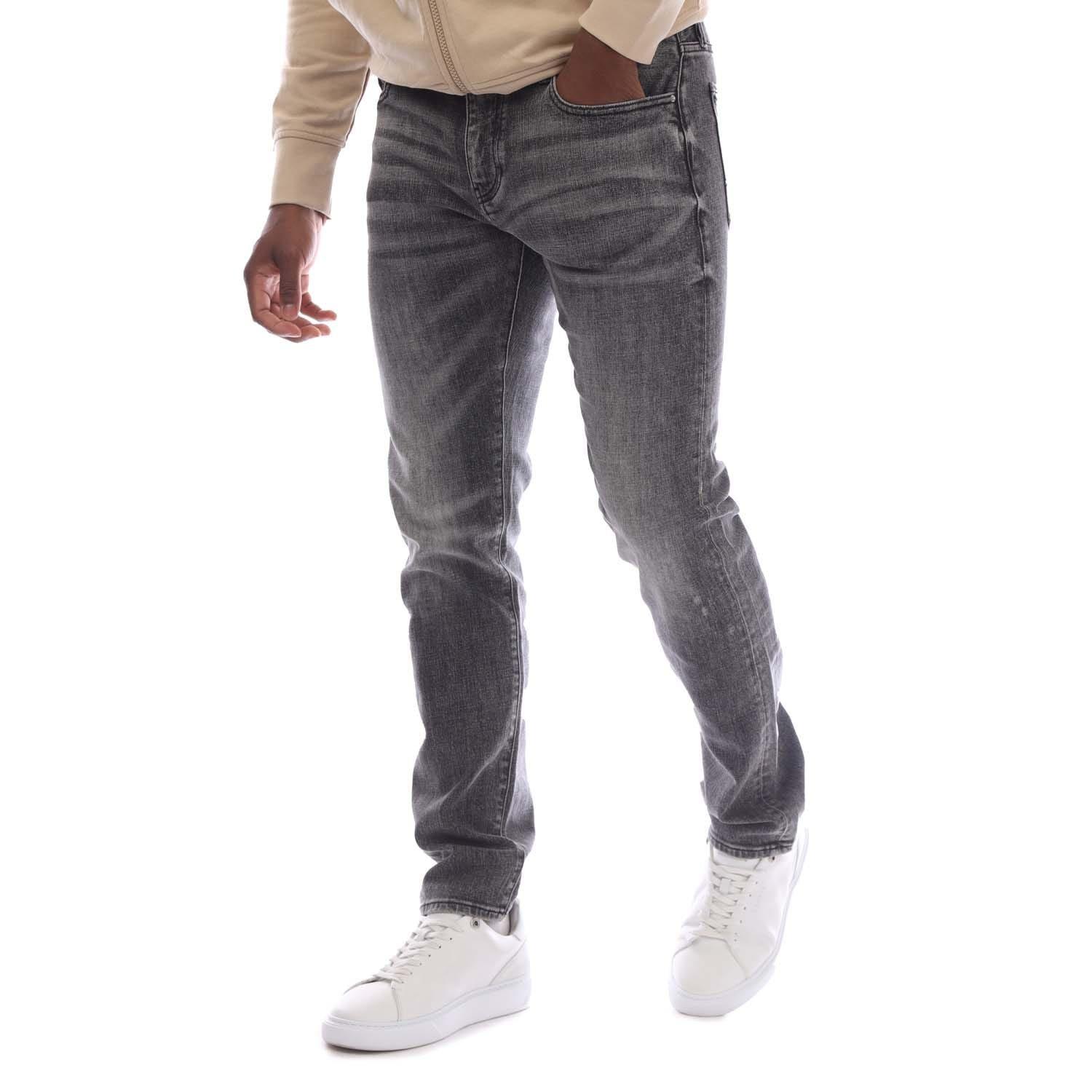 Grey - Armani Exchange - J13 Slim-Fit Jeans - 3