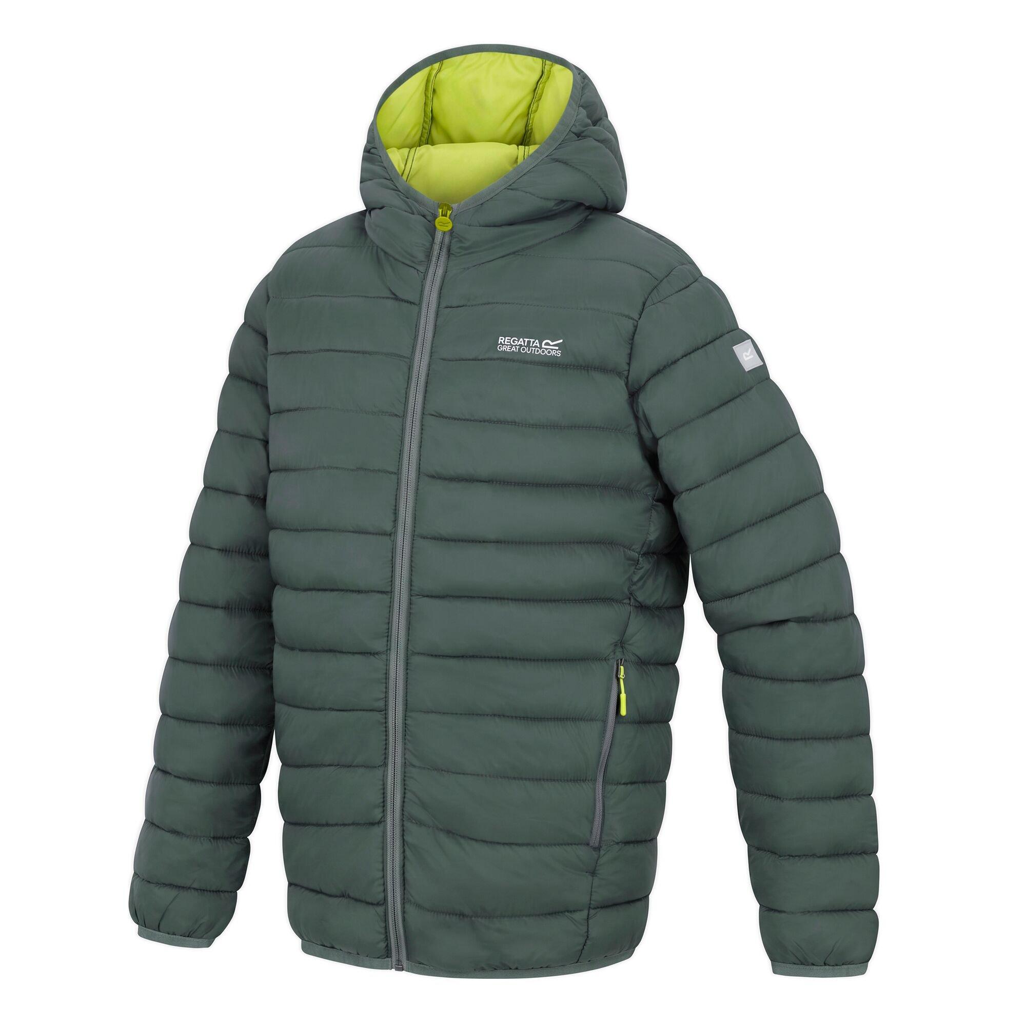 Dark Forest Gre - Regatta - Kids Marizion Hooded Insulated Jacket - 12