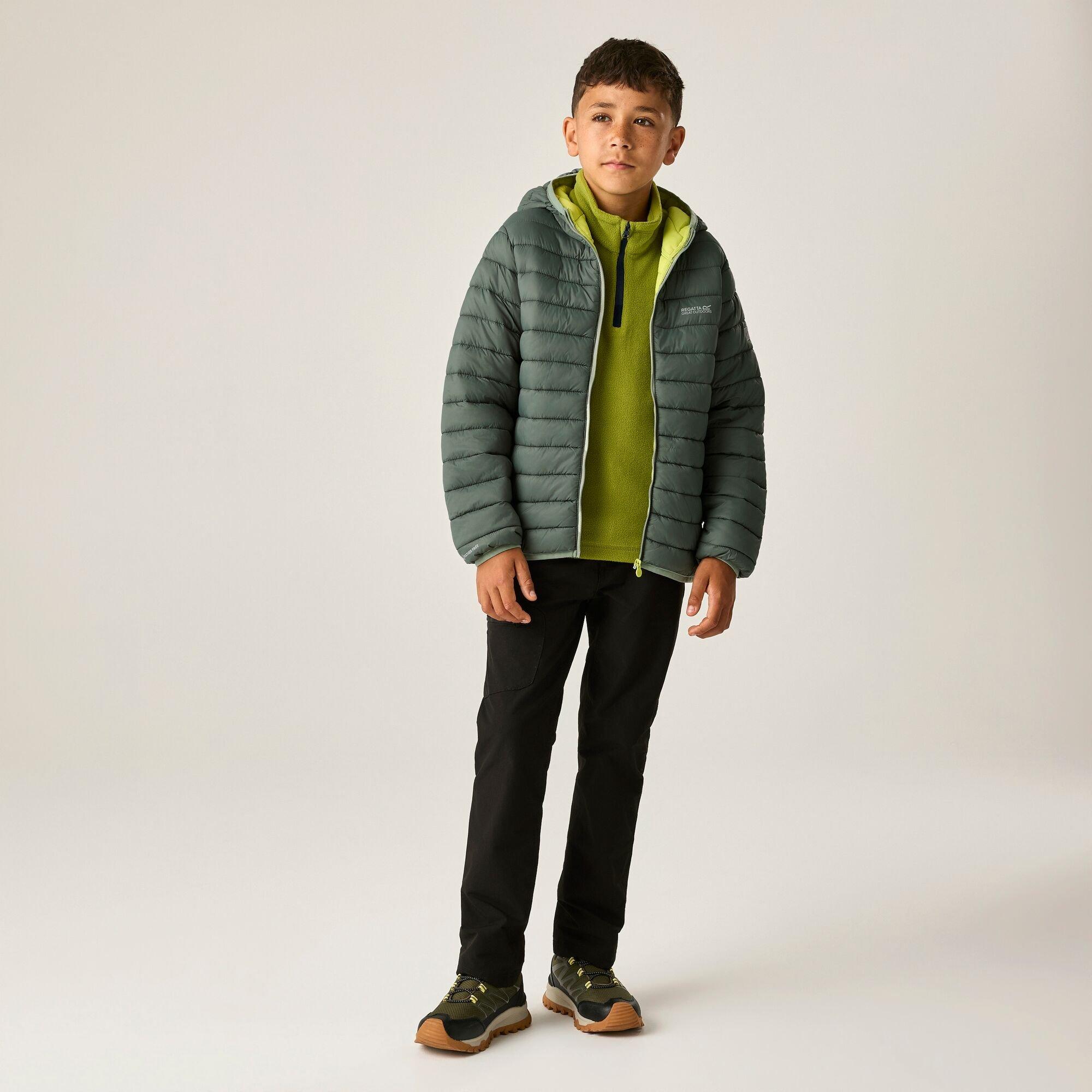 Dark Forest Gre - Regatta - Kids Marizion Hooded Insulated Jacket - 3