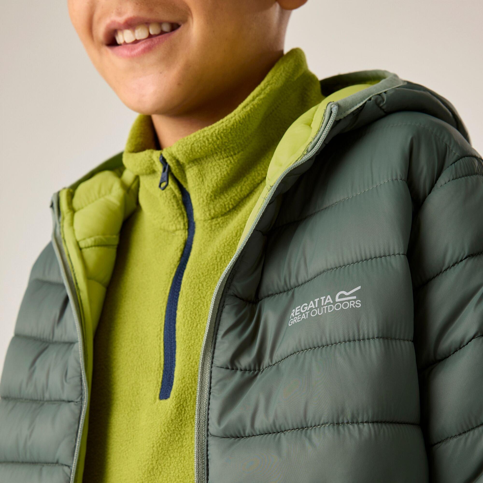 Dark Forest Gre - Regatta - Kids Marizion Hooded Insulated Jacket - 4