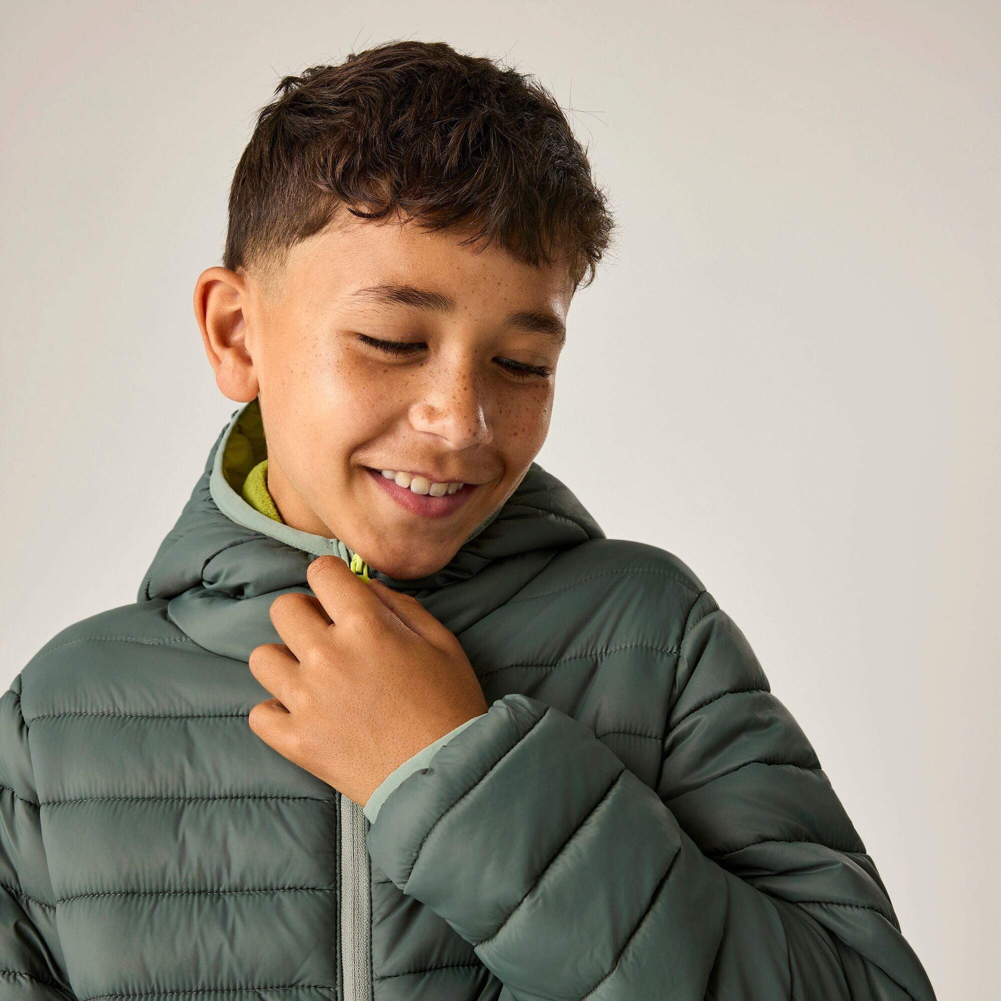 Dark Forest Gre - Regatta - Kids Marizion Hooded Insulated Jacket - 6