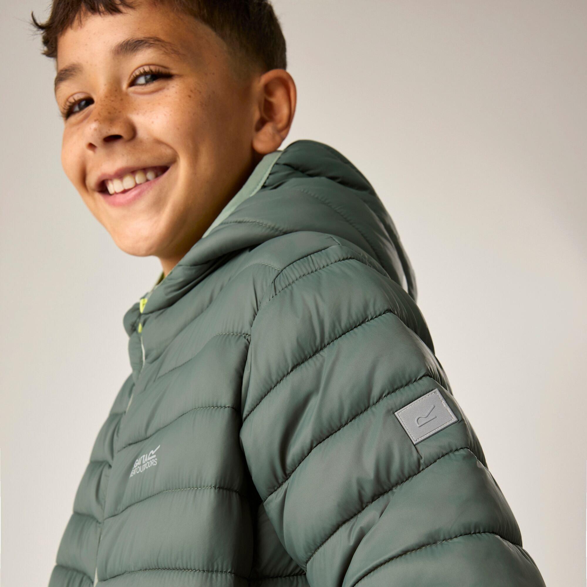 Dark Forest Gre - Regatta - Kids Marizion Hooded Insulated Jacket - 8