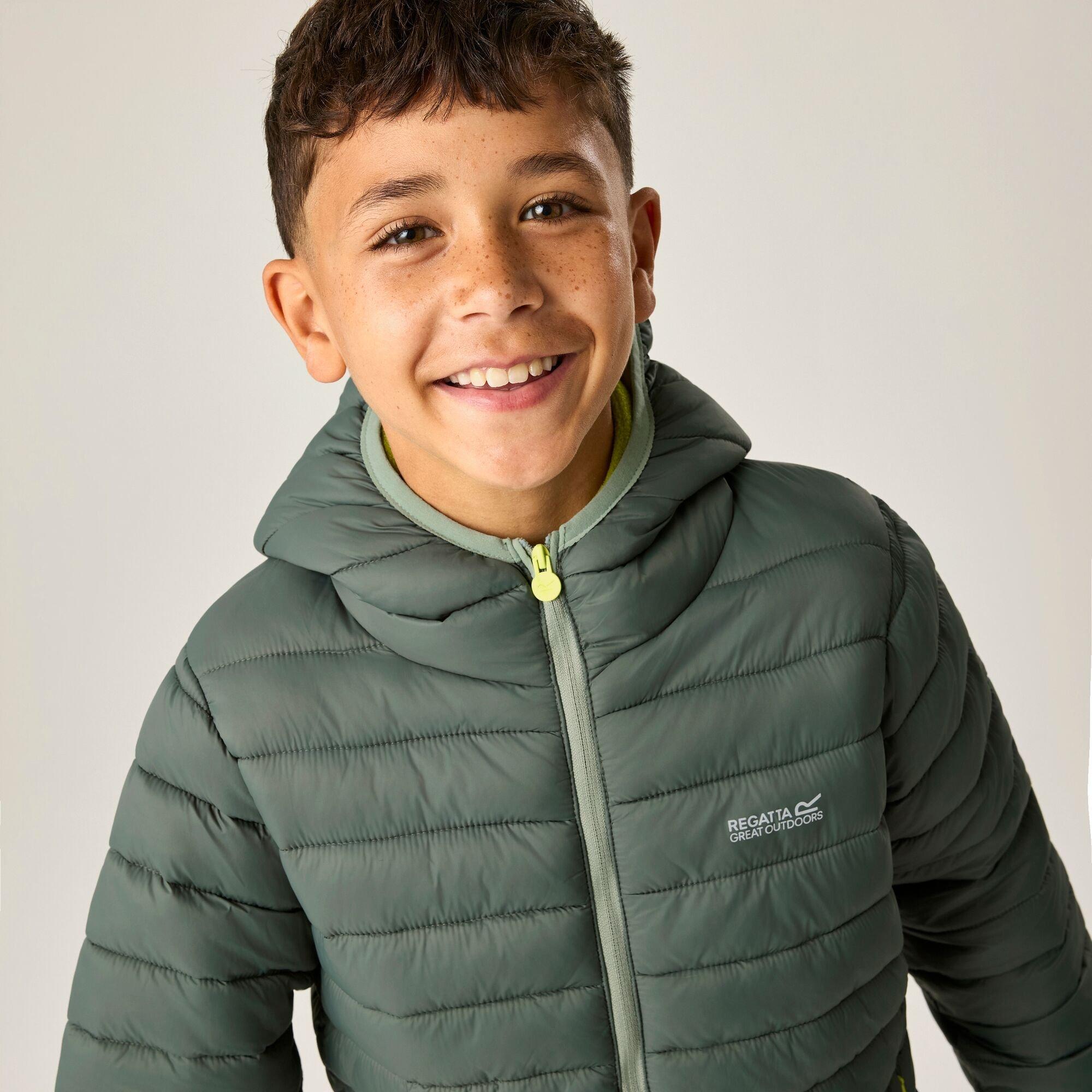 Dark Forest Gre - Regatta - Kids Marizion Hooded Insulated Jacket - 9
