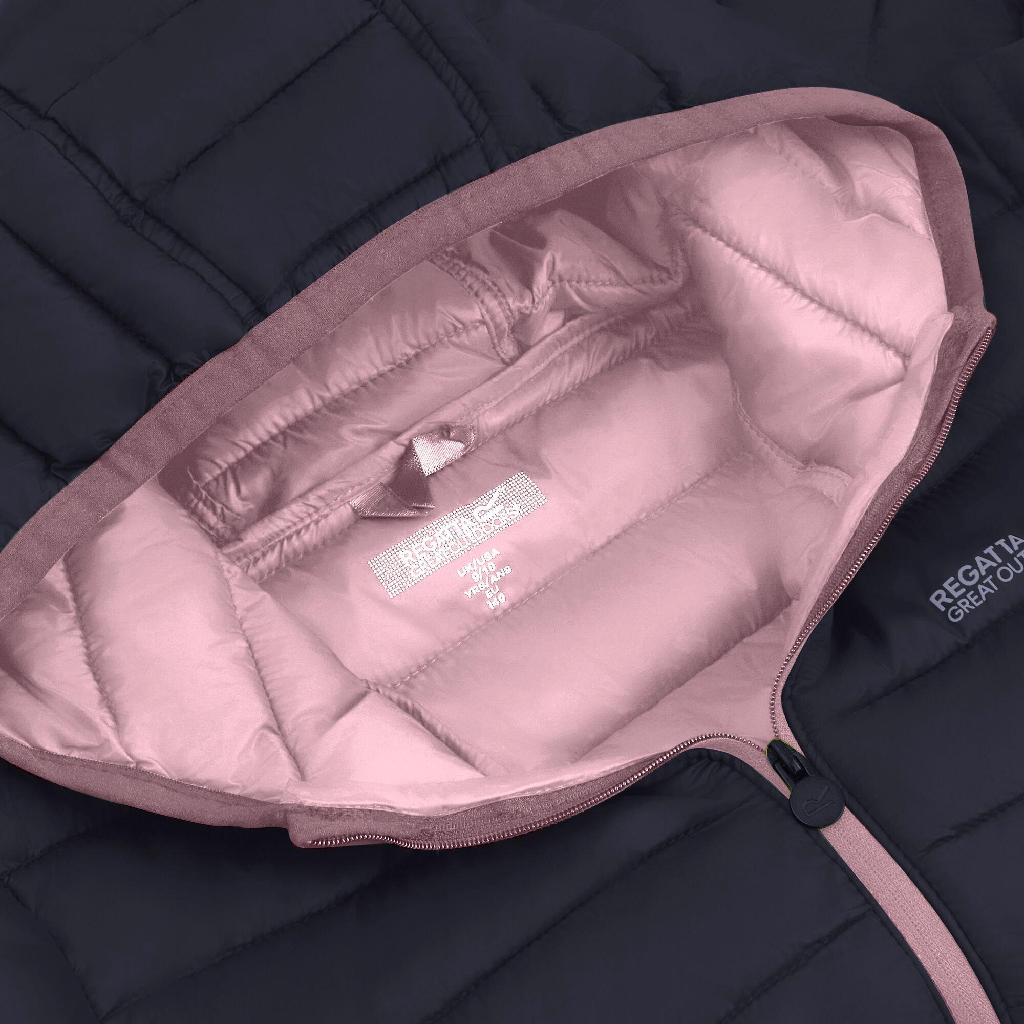 Navy(Powder Lil - Regatta - Kids Marizion Hooded Insulated Jacket - 12