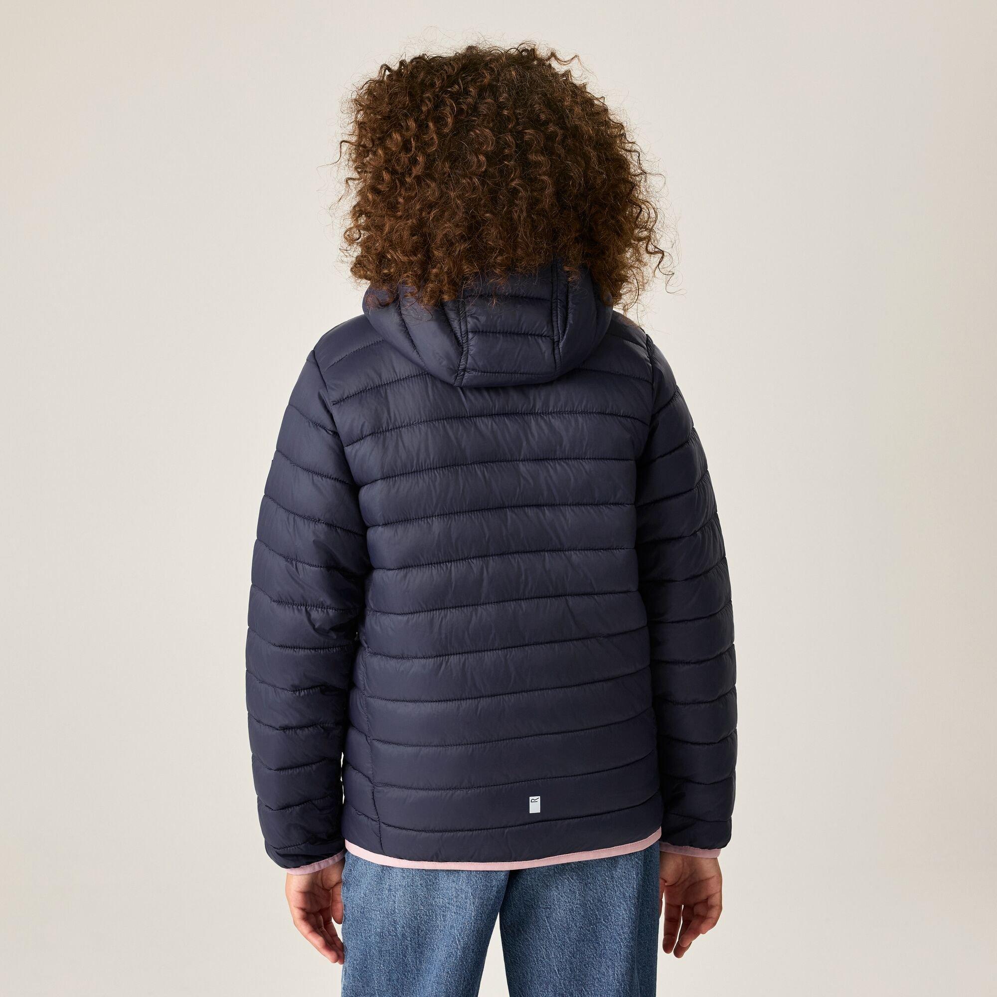 Navy(Powder Lil - Regatta - Kids Marizion Hooded Insulated Jacket - 3