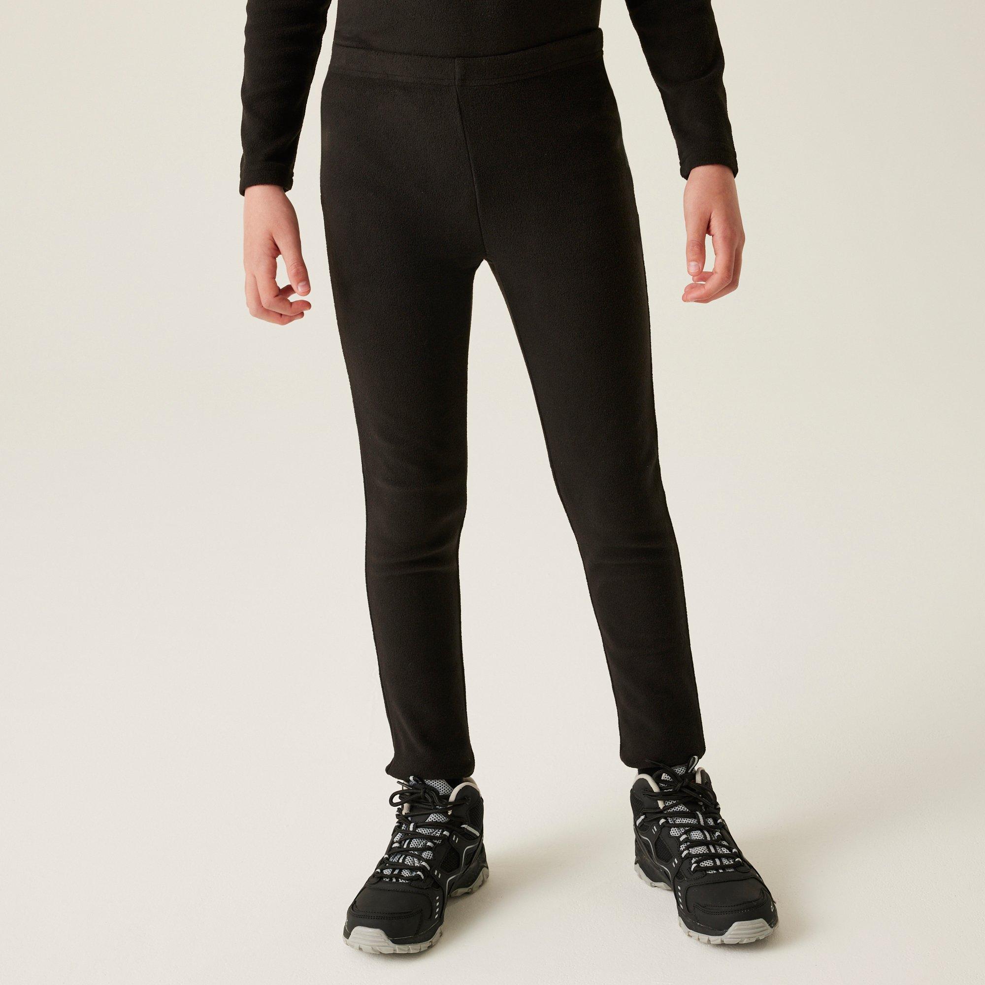 Regatta Boys Junior Thermal Baselayer Pant - Black - 5-6 Years