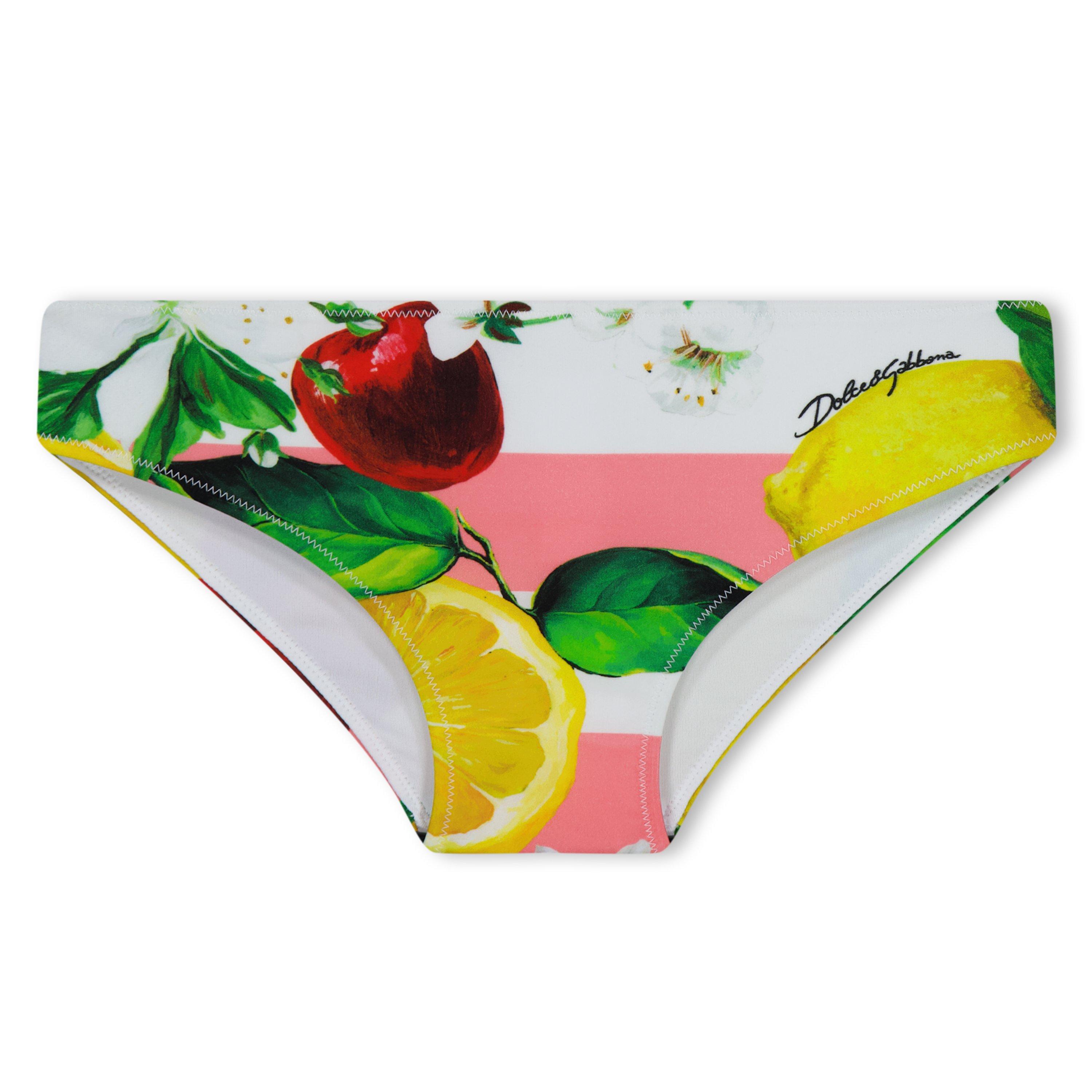 Multi H25AL - Dolce and Gabbana - Kids' Frilled Floral Bikini Set - 2