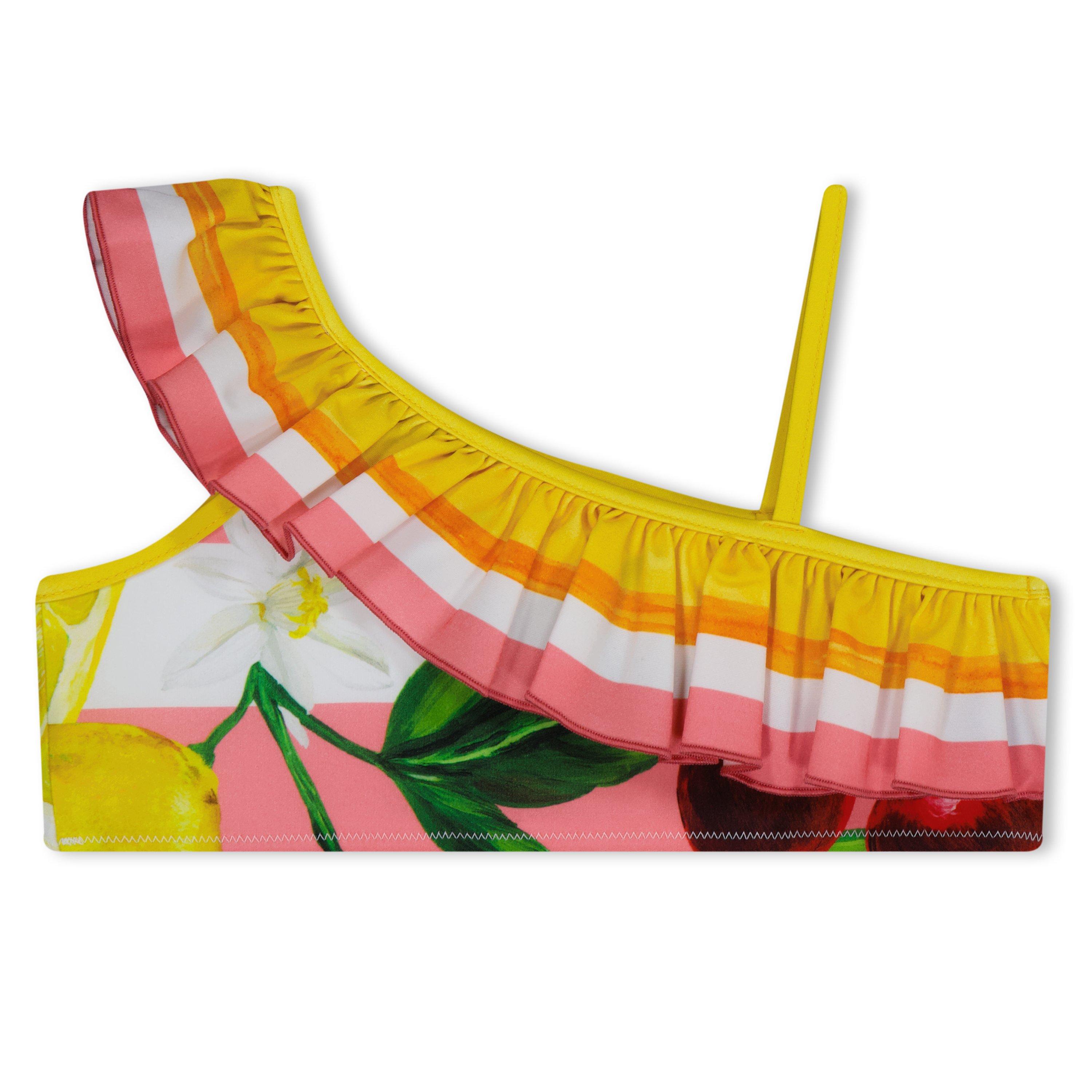 Multi H25AL - Dolce and Gabbana - Kids' Frilled Floral Bikini Set - 3