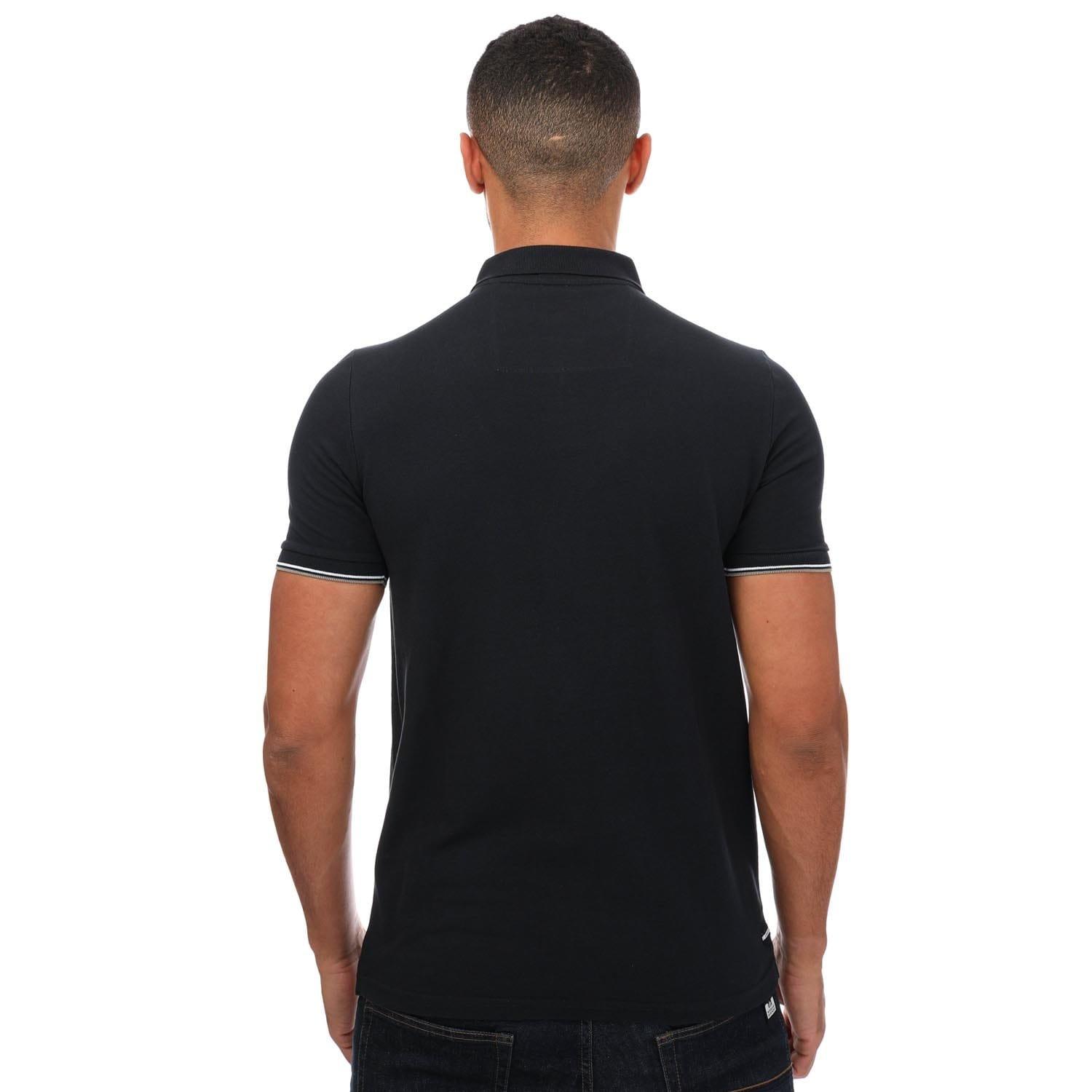 Navy - Weekend Offender - Teresina Check Trim Polo Shirt - 2