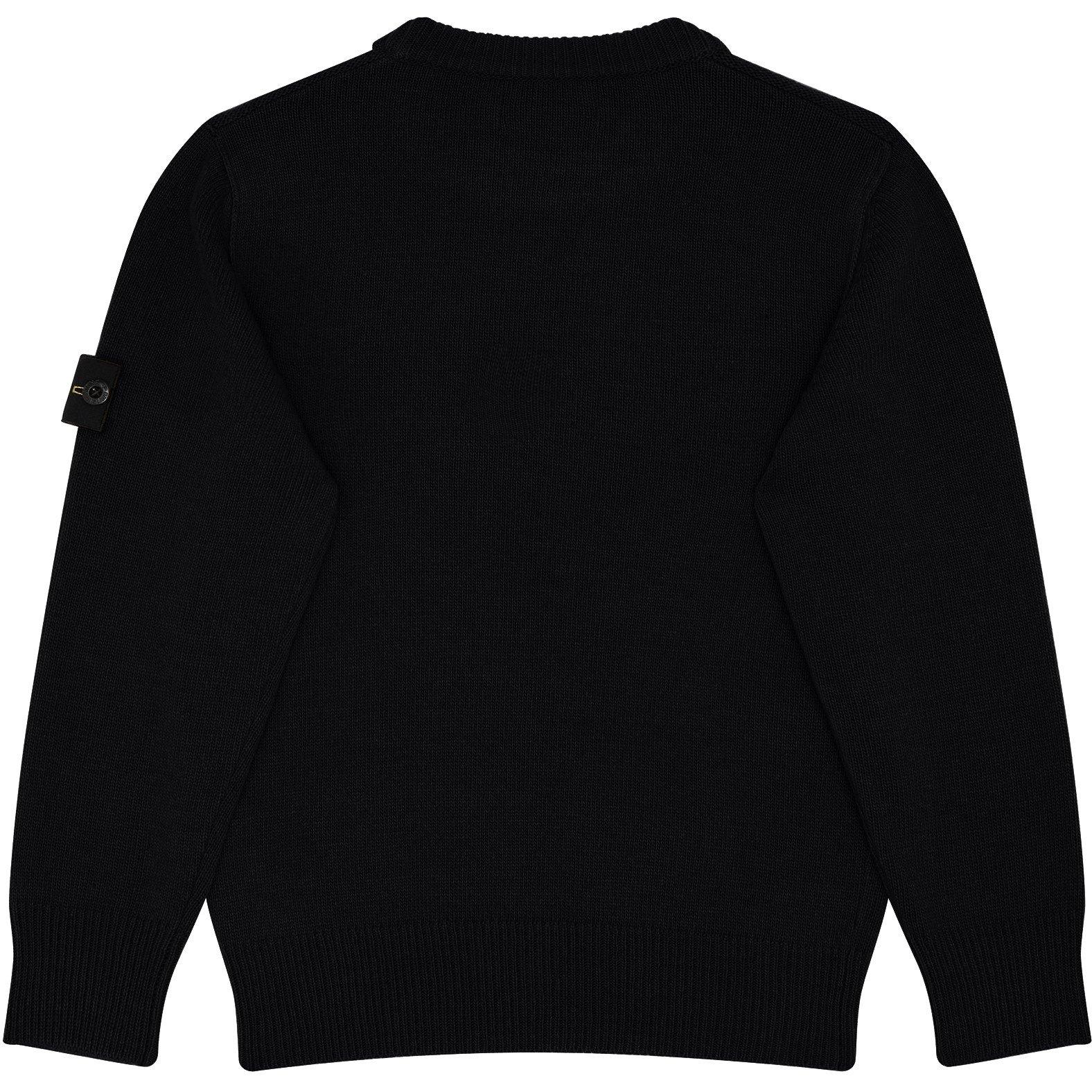 Black V0029 - Stone Island - Crew Knit Juniors - 2