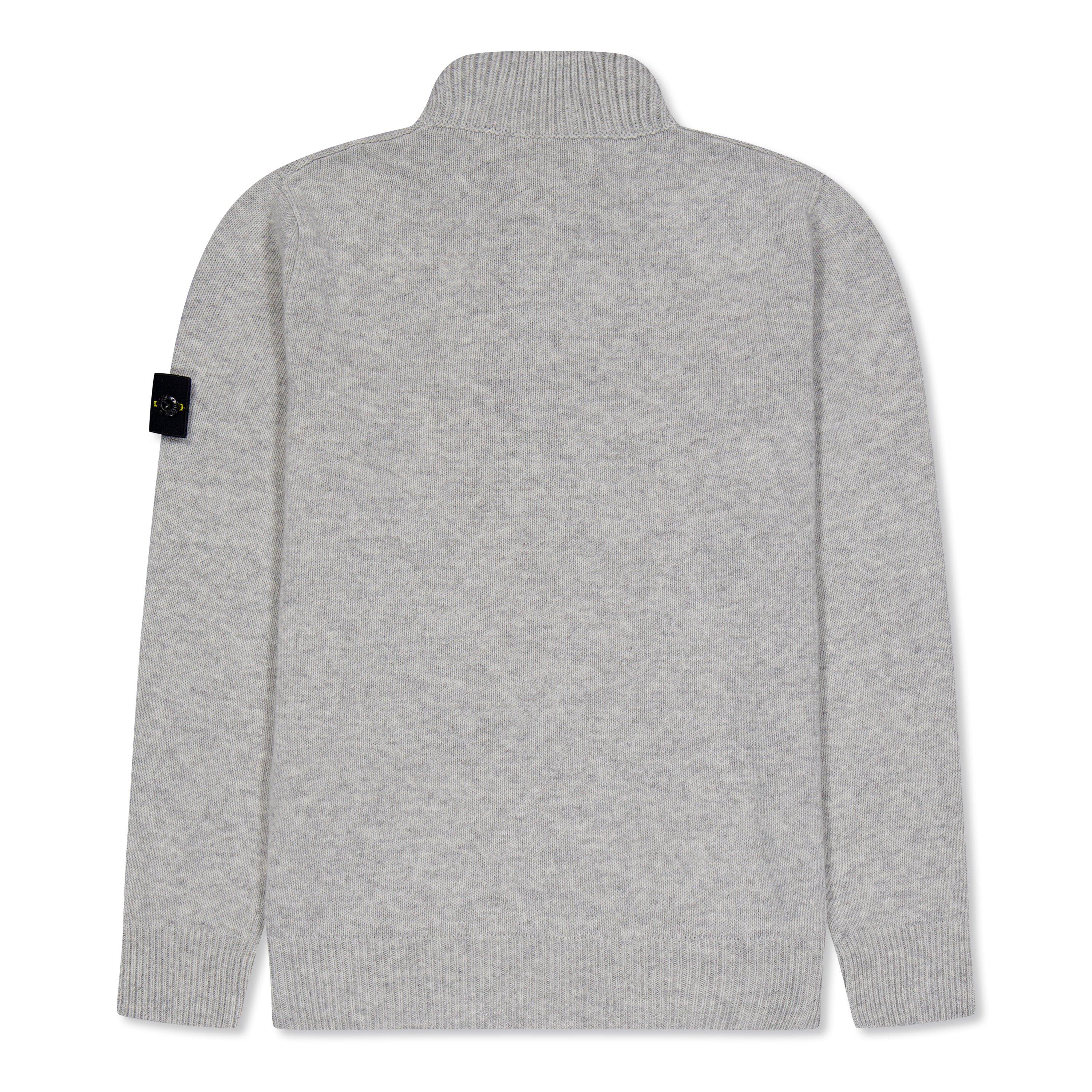 Polvere V0M64 - Stone Island - Buttoned Knit Crew Sweater Juniors - 2