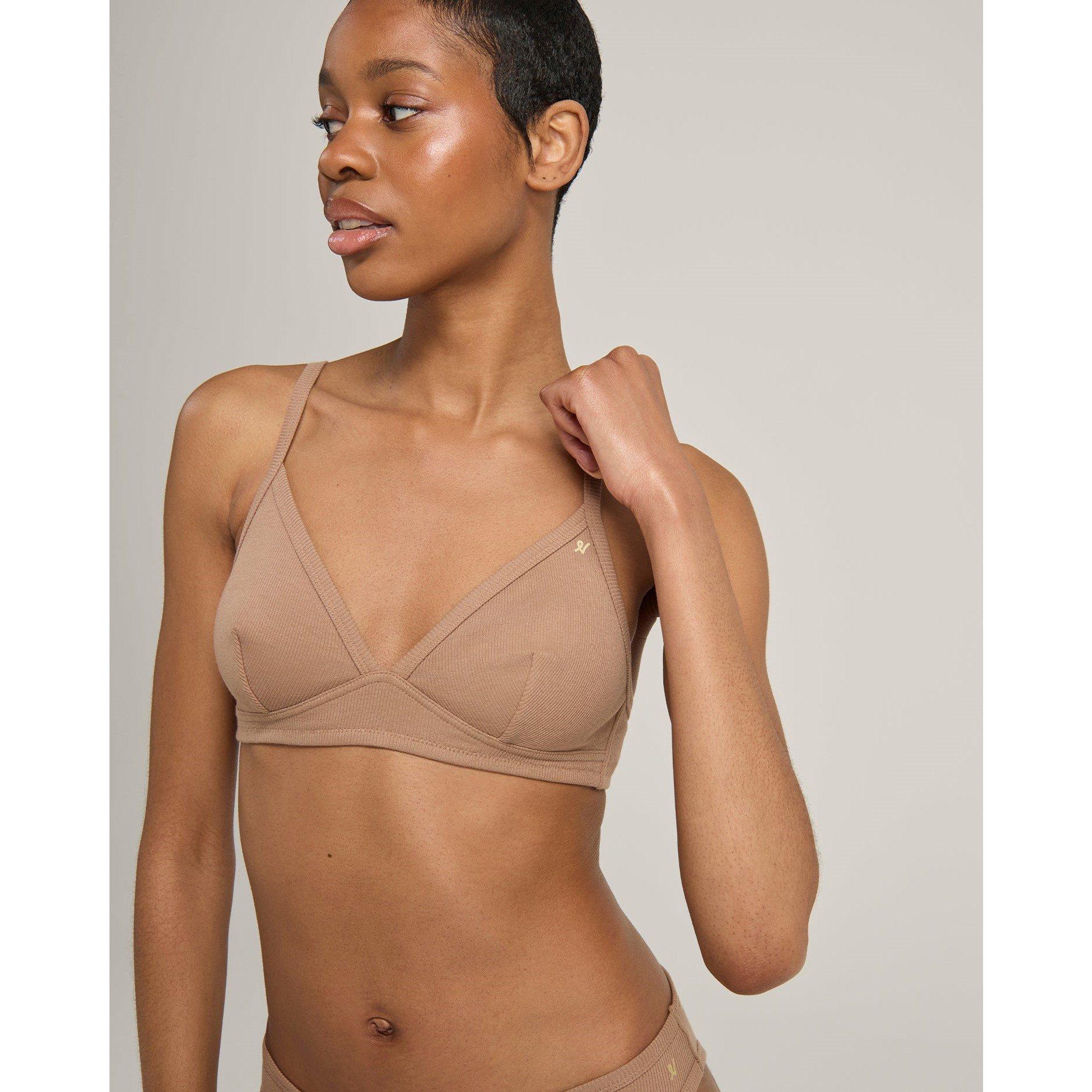 Nudea EASY DOES IT BRALETTE ORGANIC COTTON - Mocha - XL