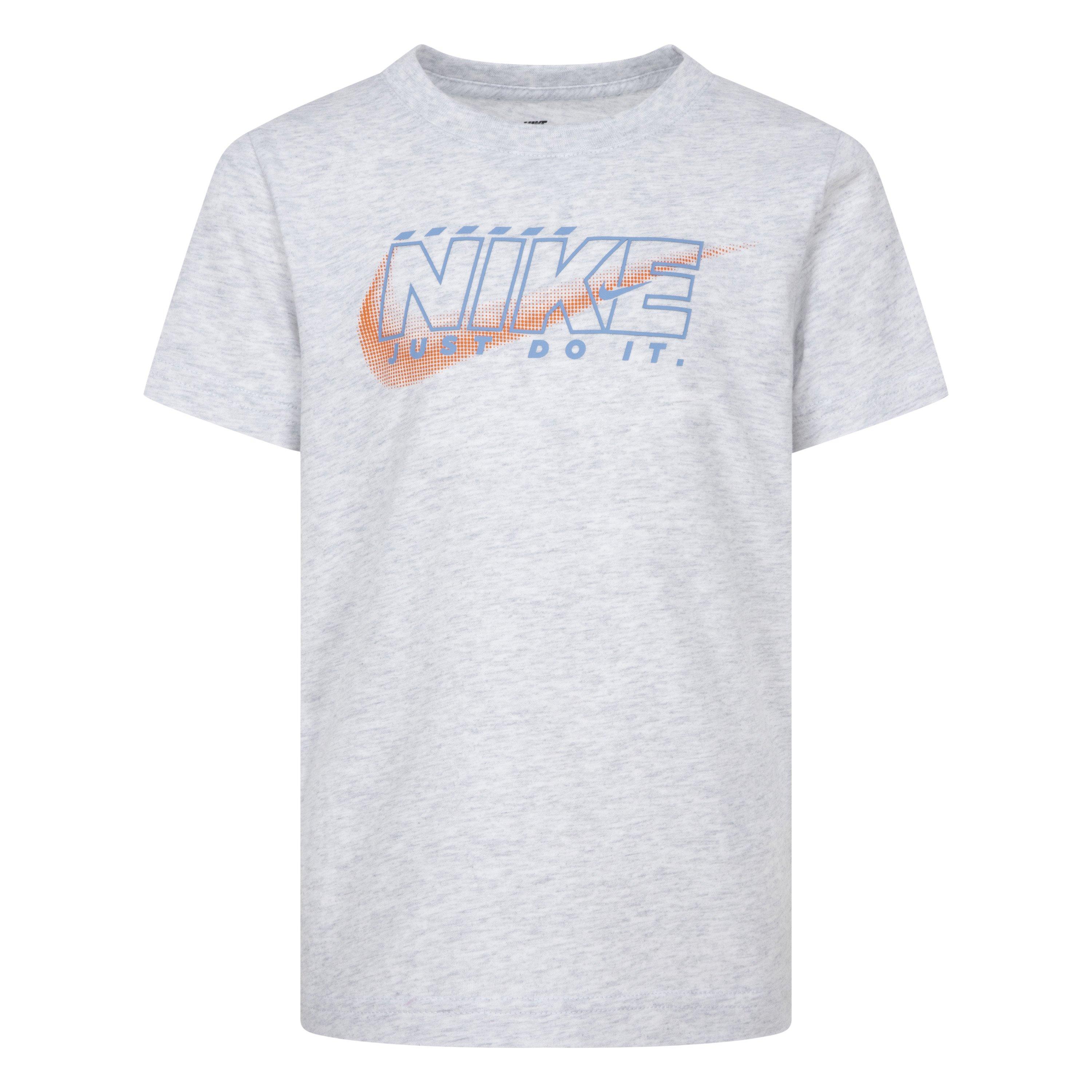 Birch Heather - Nike - Kids' Rush Nation Short Sleeve T-Shirt - 1