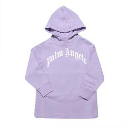 Palm Angels Classic Over Logo Hoodie Dress