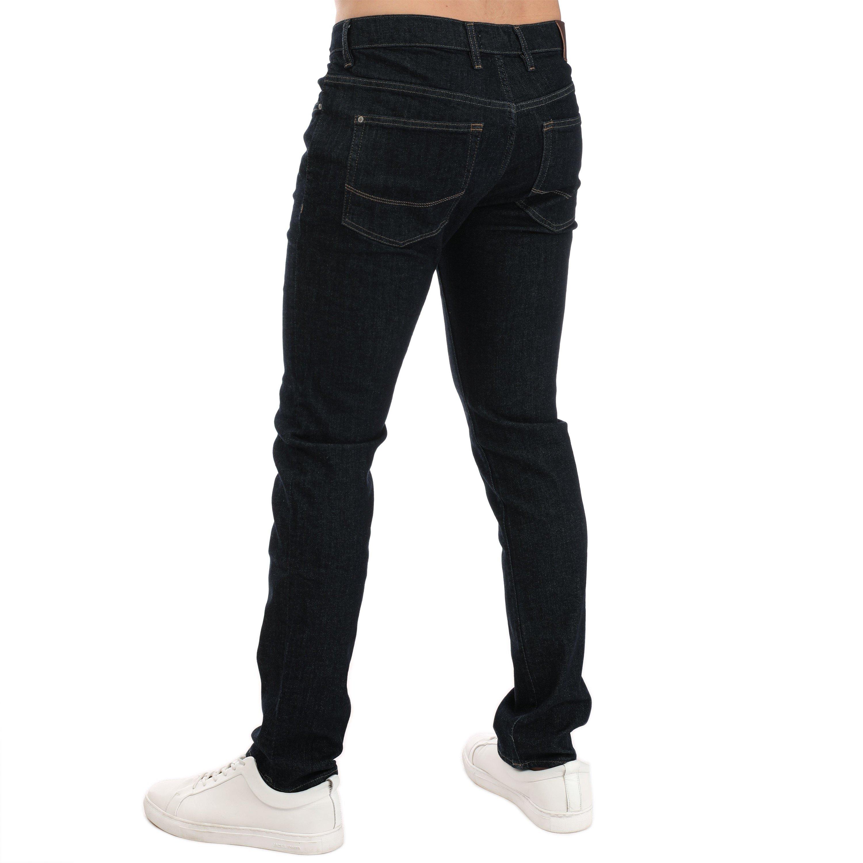 Navy - Ted Baker - Doww Rinse Denim Straight Fit Jeans - 2