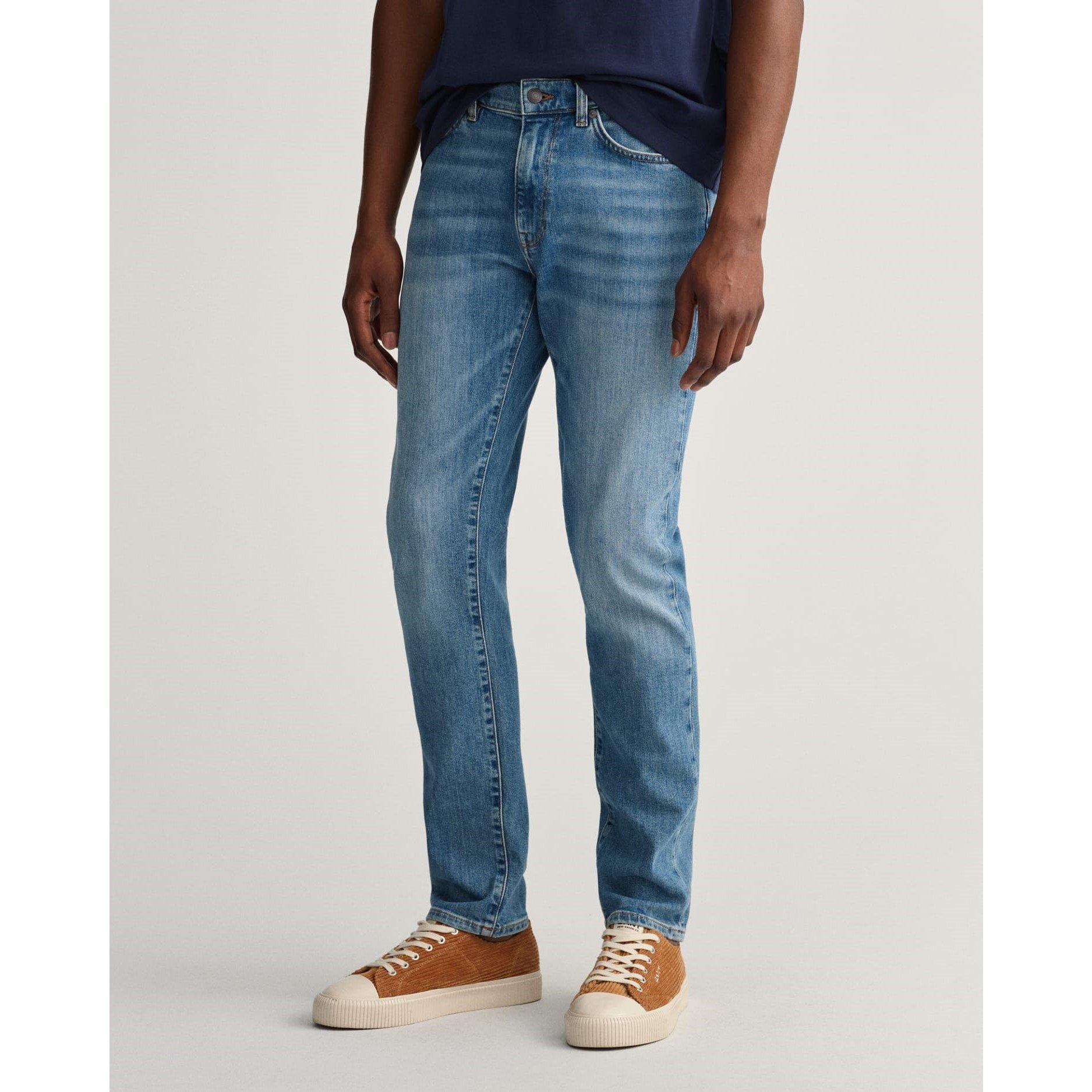 Blue - Gant - Hayes Slim Fit Jeans - 2