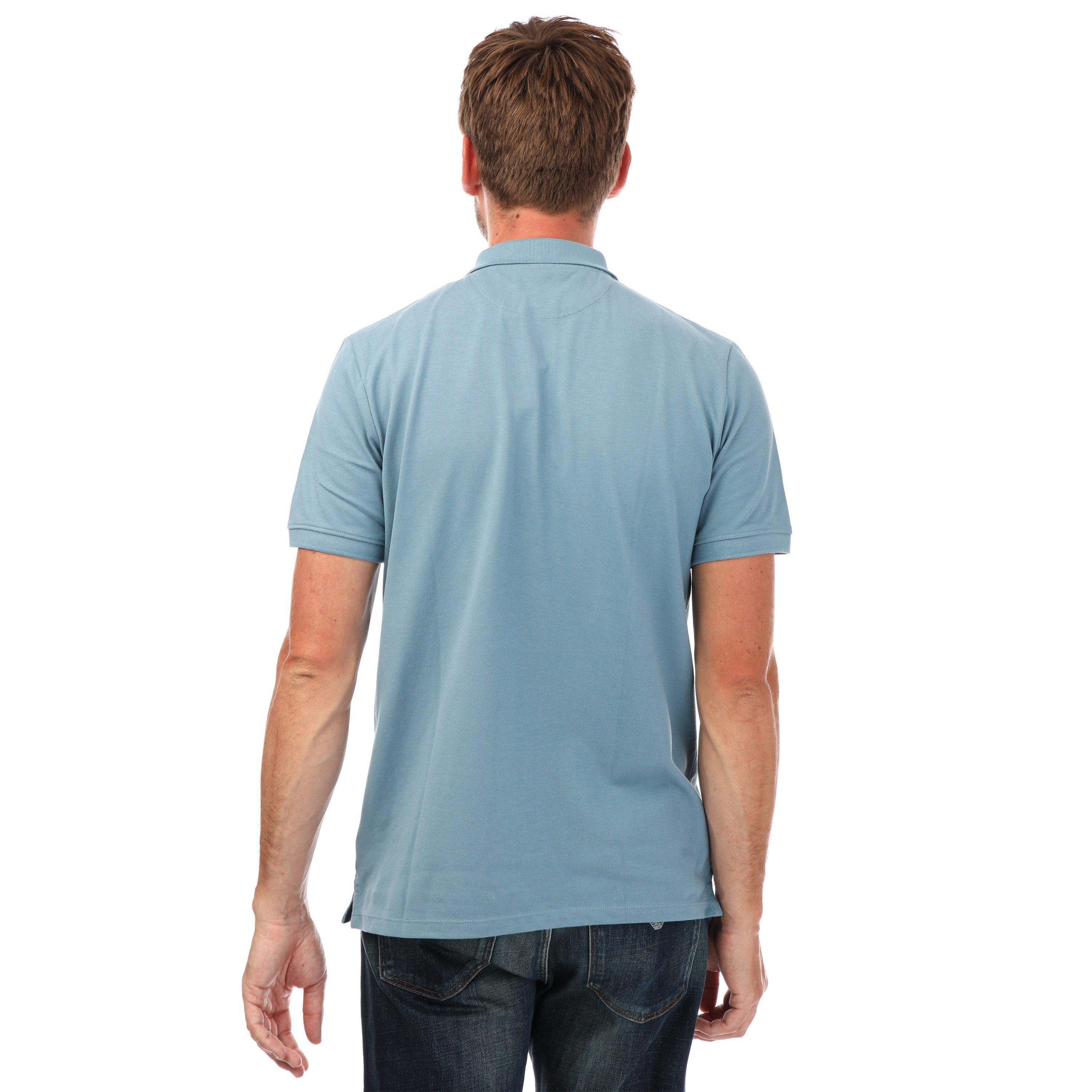 Blue - Timberland - Pique Short Sleeve Polo - 2