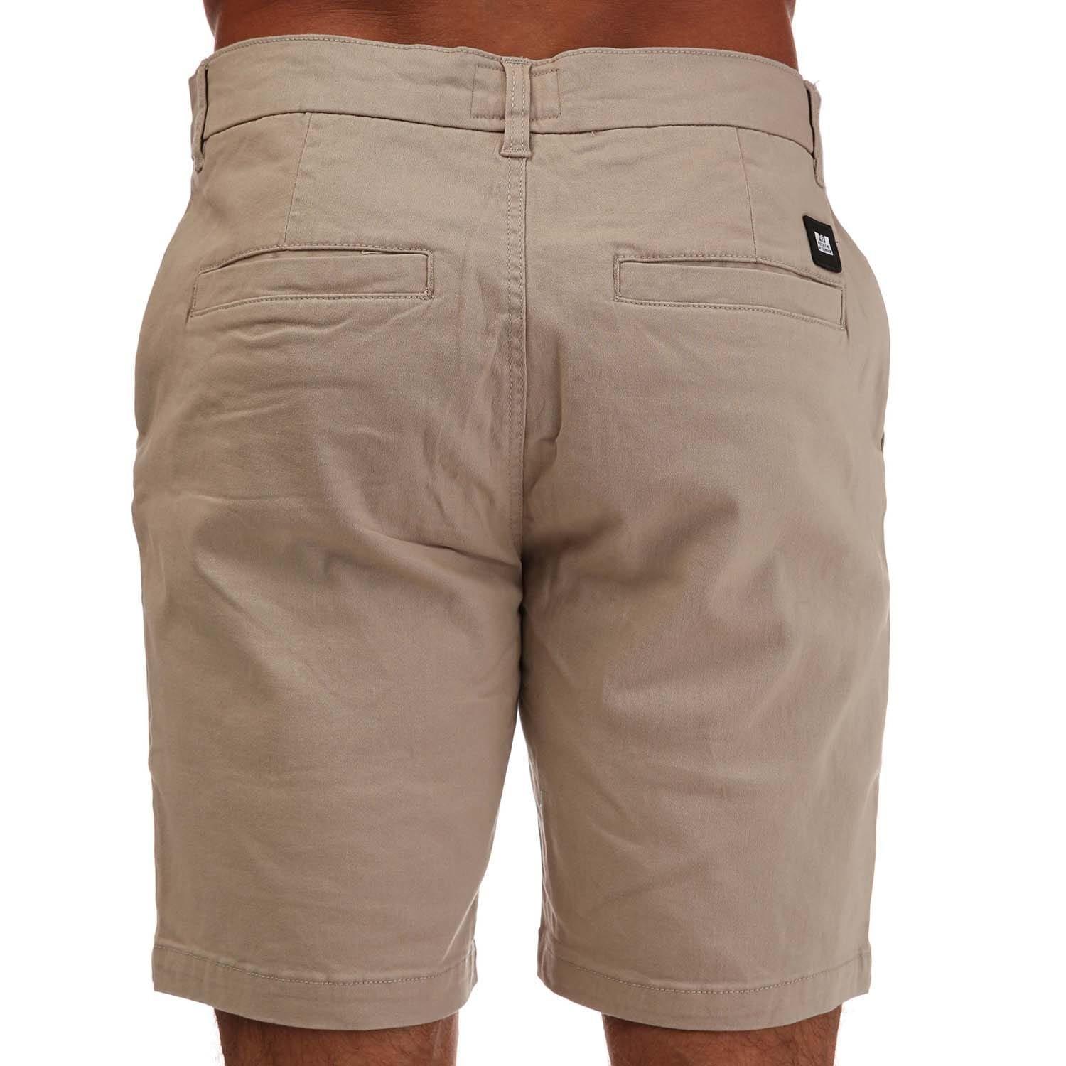 Stone - Weekend Offender - Dillenger Cotton Twill Chino Shorts - 2