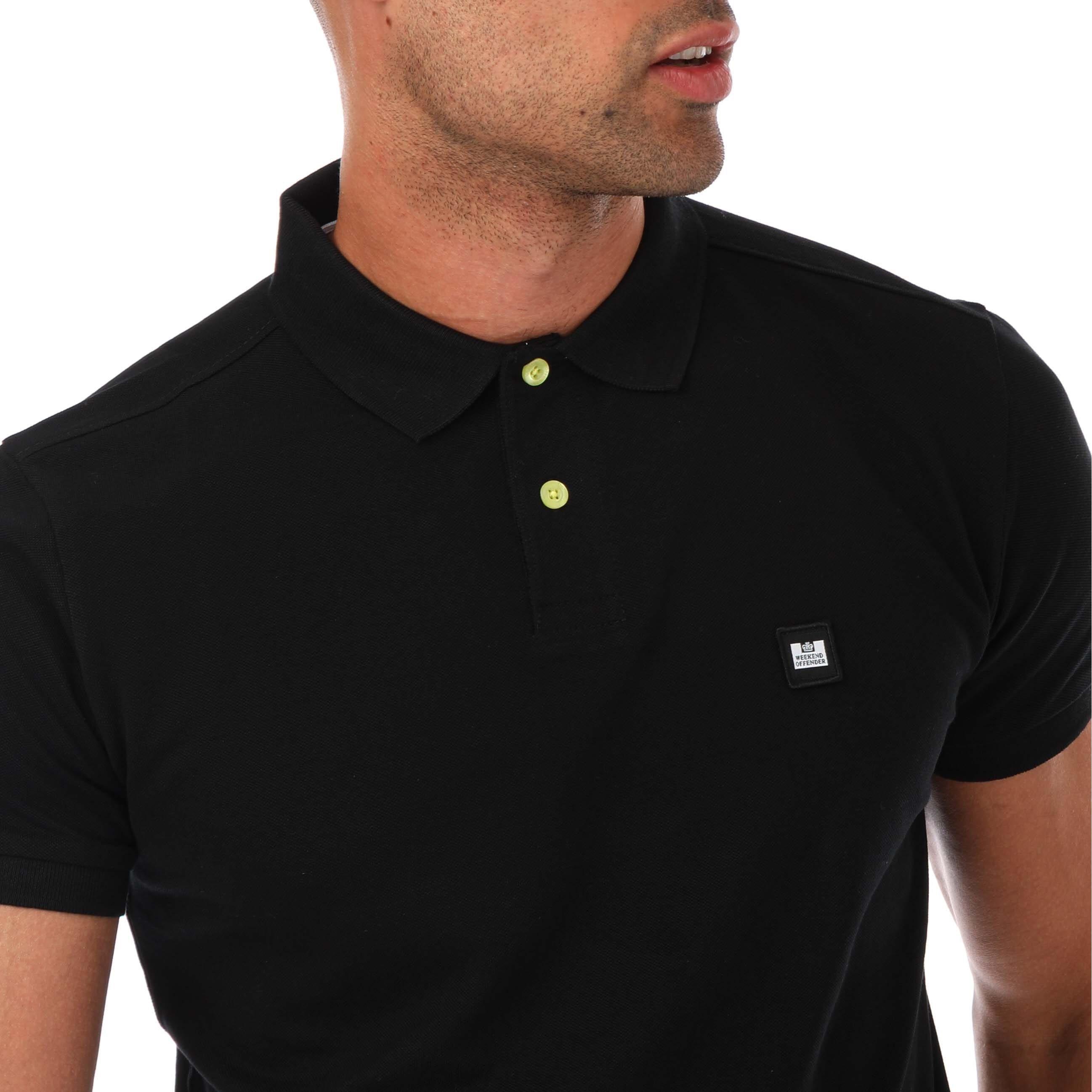 Black - Weekend Offender - Barnum Polo Shirt - 3
