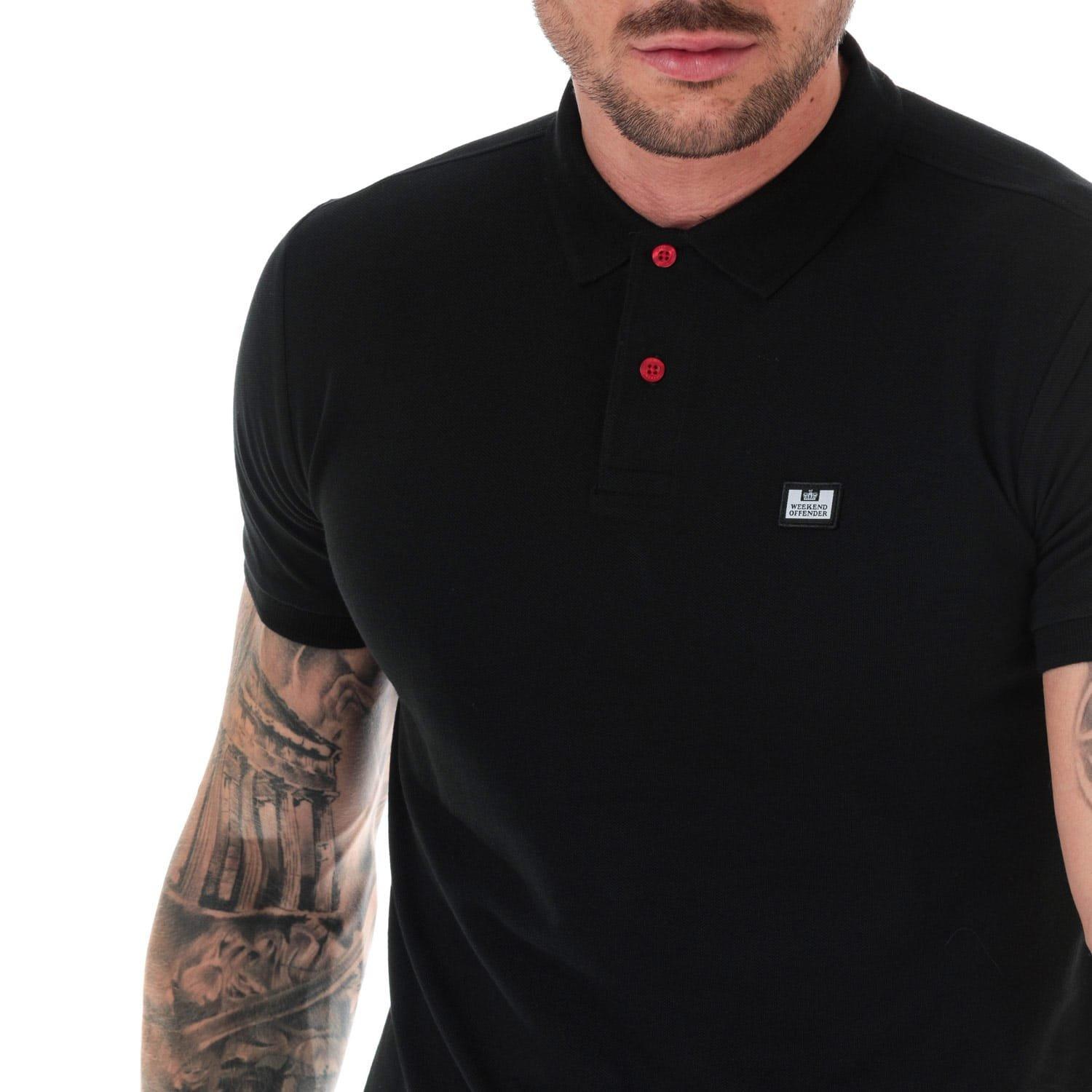 Black - Weekend Offender - Barnum Polo Shirt - 5