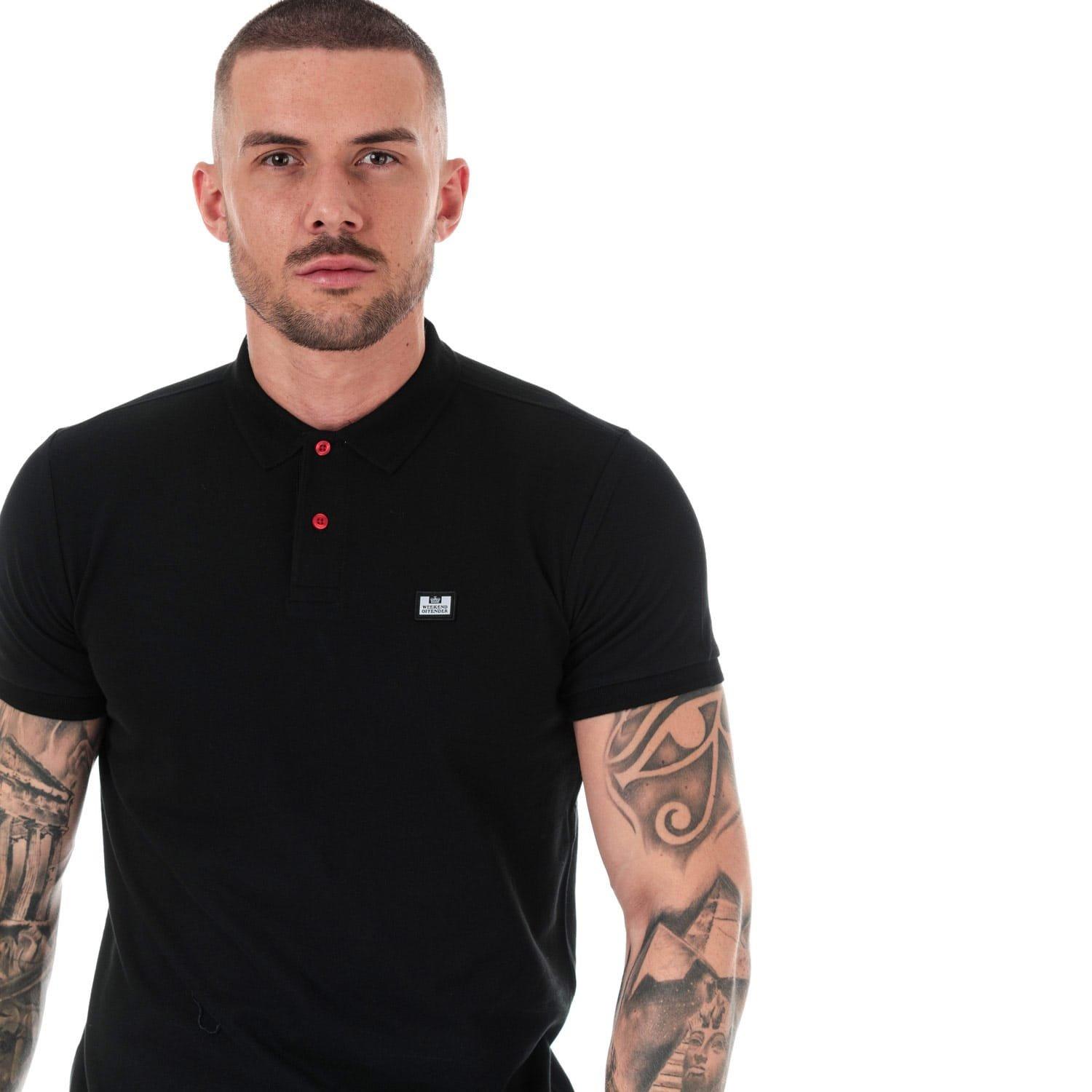 Black - Weekend Offender - Barnum Polo Shirt - 6