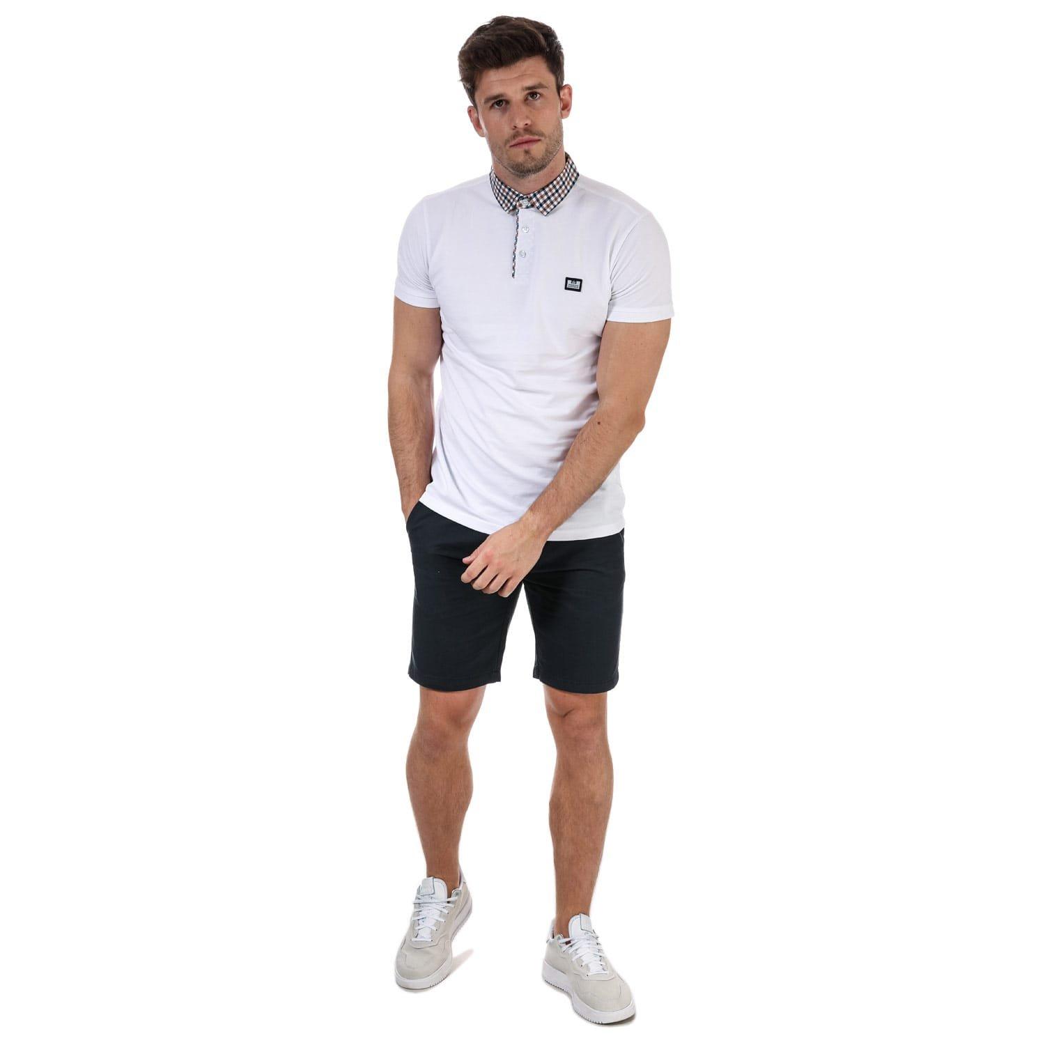 Navy - Weekend Offender - Dillenger Cotton Twill Chino Shorts - 3